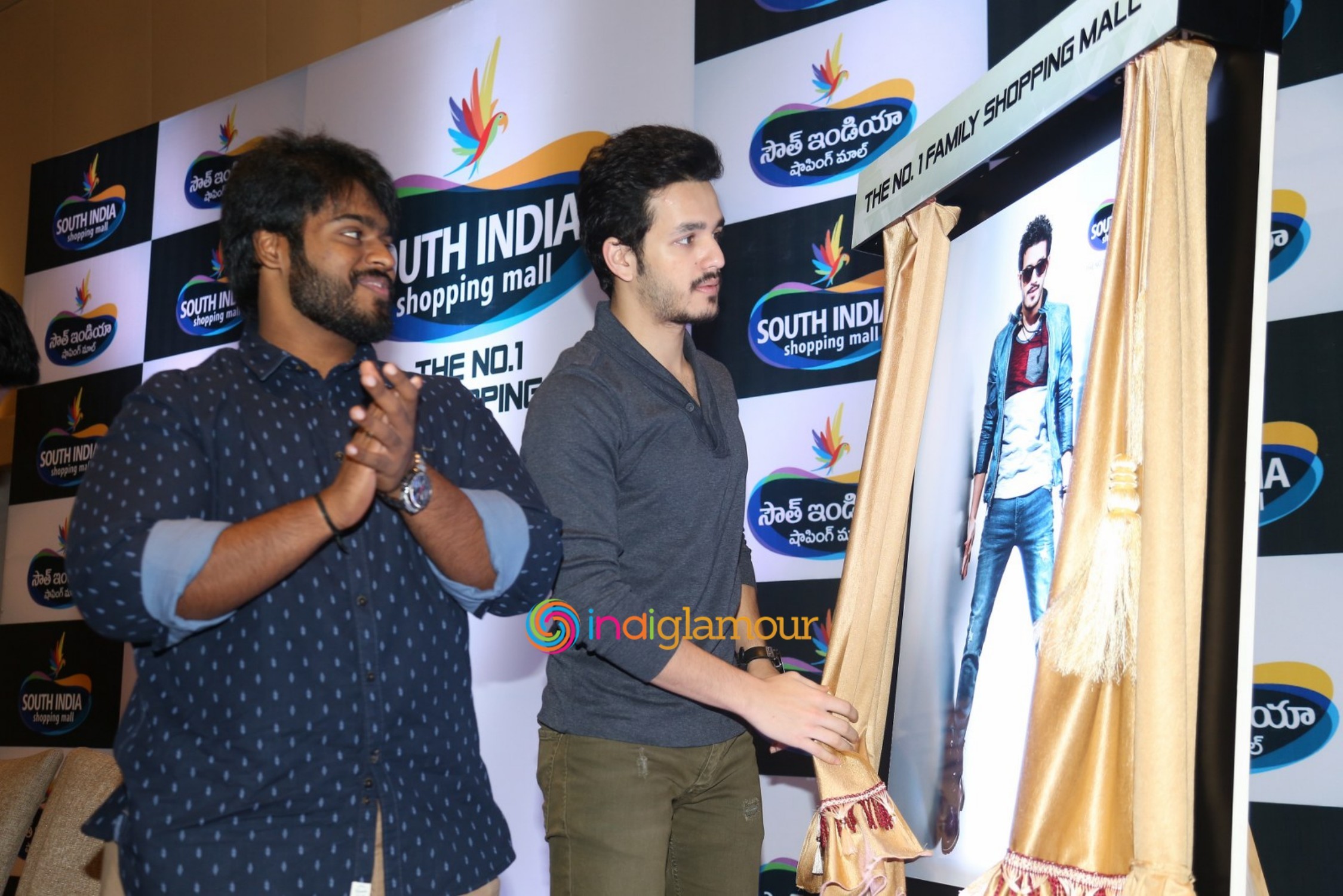 Akhil Akkineni as South India Shopping Mall Brand Ambassador Event hd photo