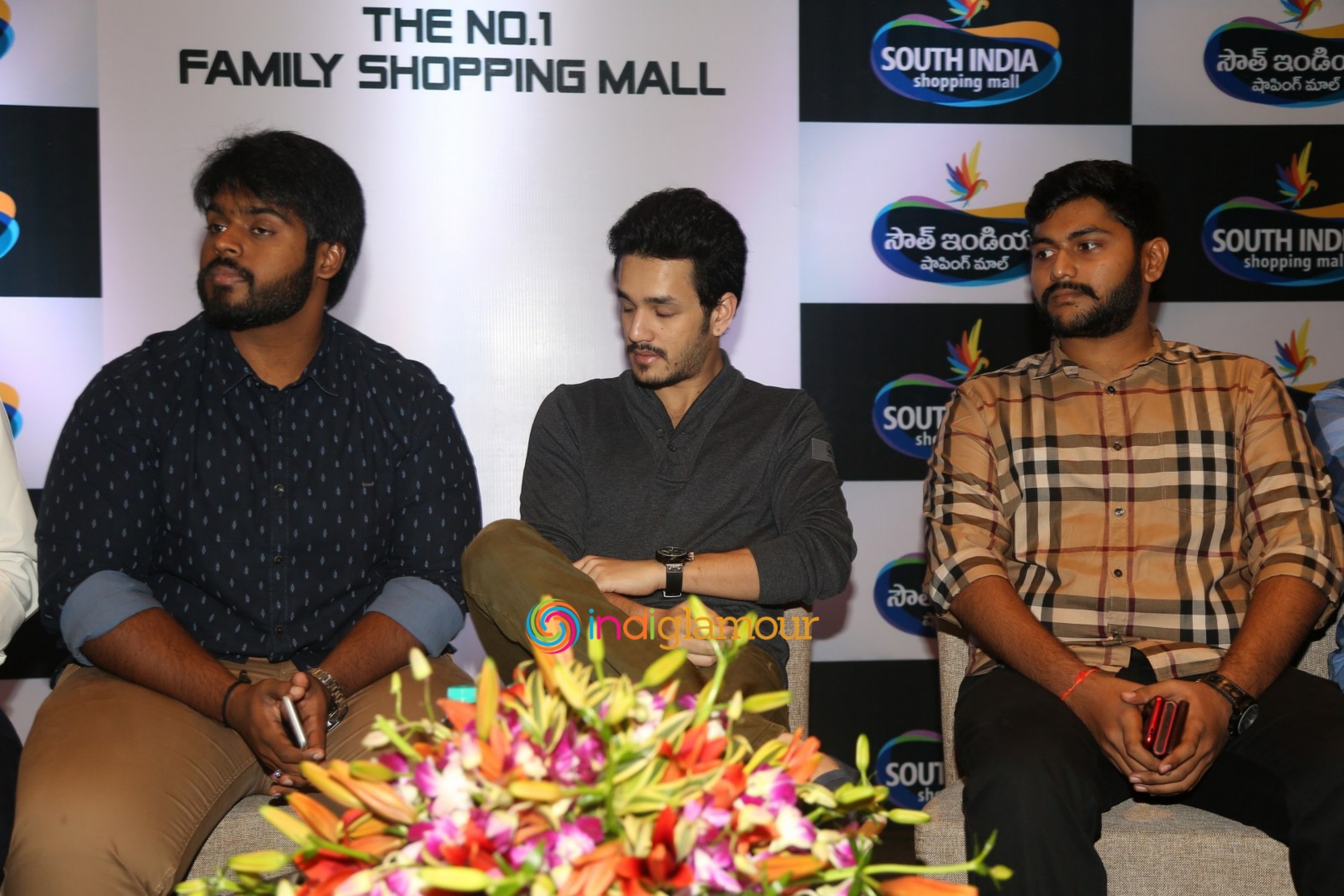 Akhil Akkineni as South India Shopping Mall Brand Ambassador Event hd photo