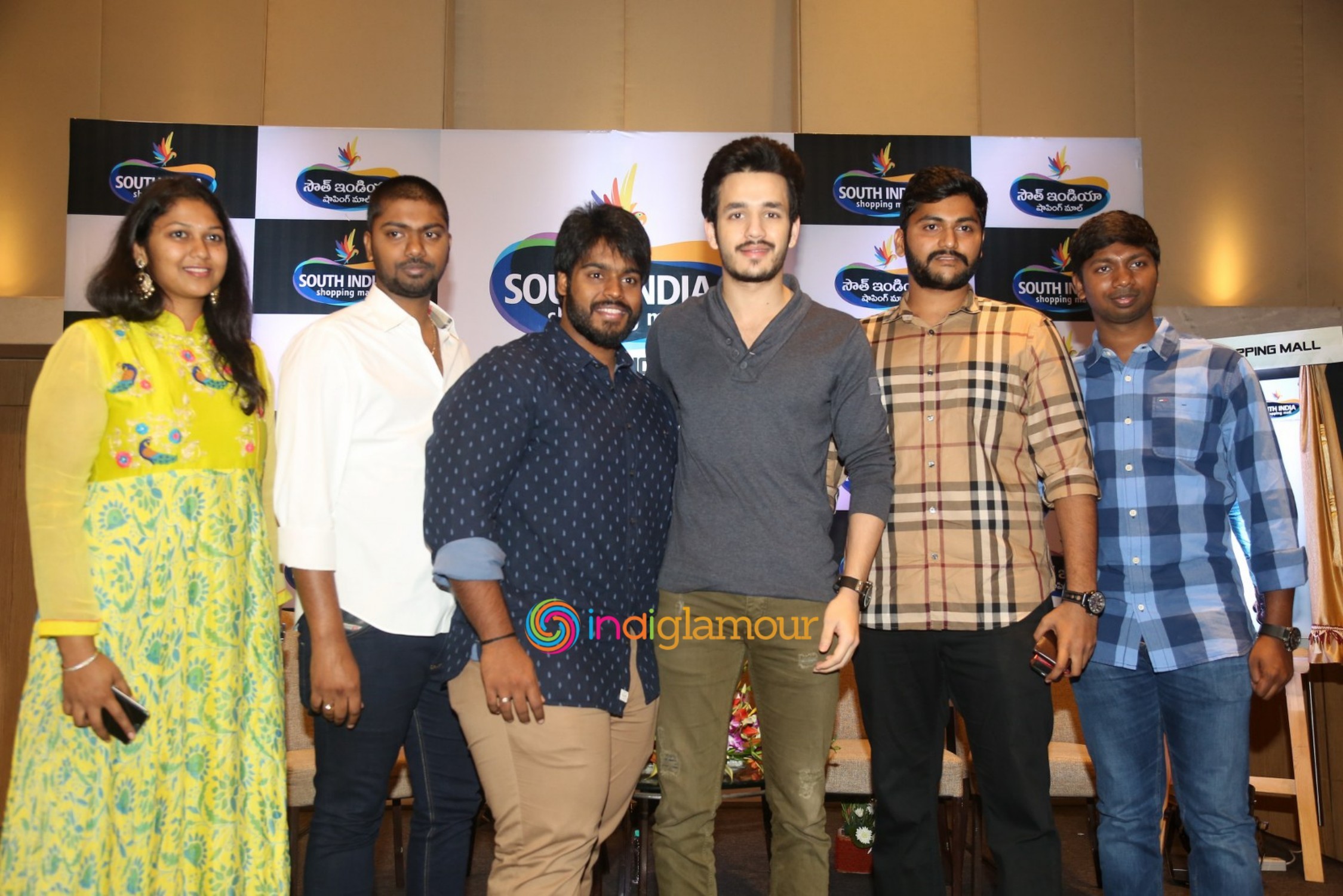 Akhil Akkineni as South India Shopping Mall Brand Ambassador Event hd photo