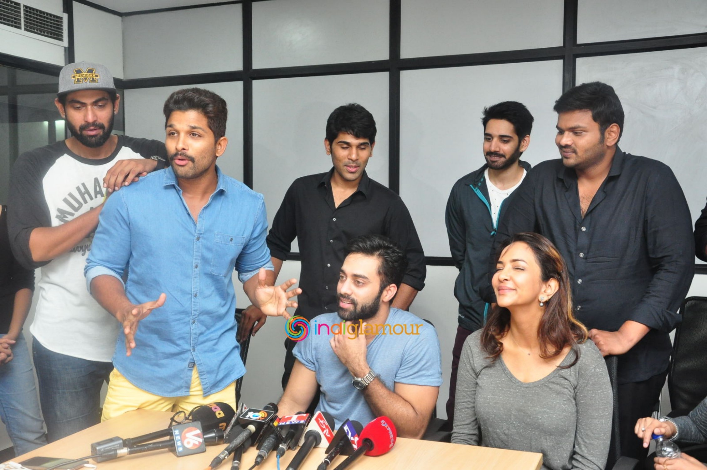 Tollywood Stars Mana Madras Kosam Press Meet Event hd photo