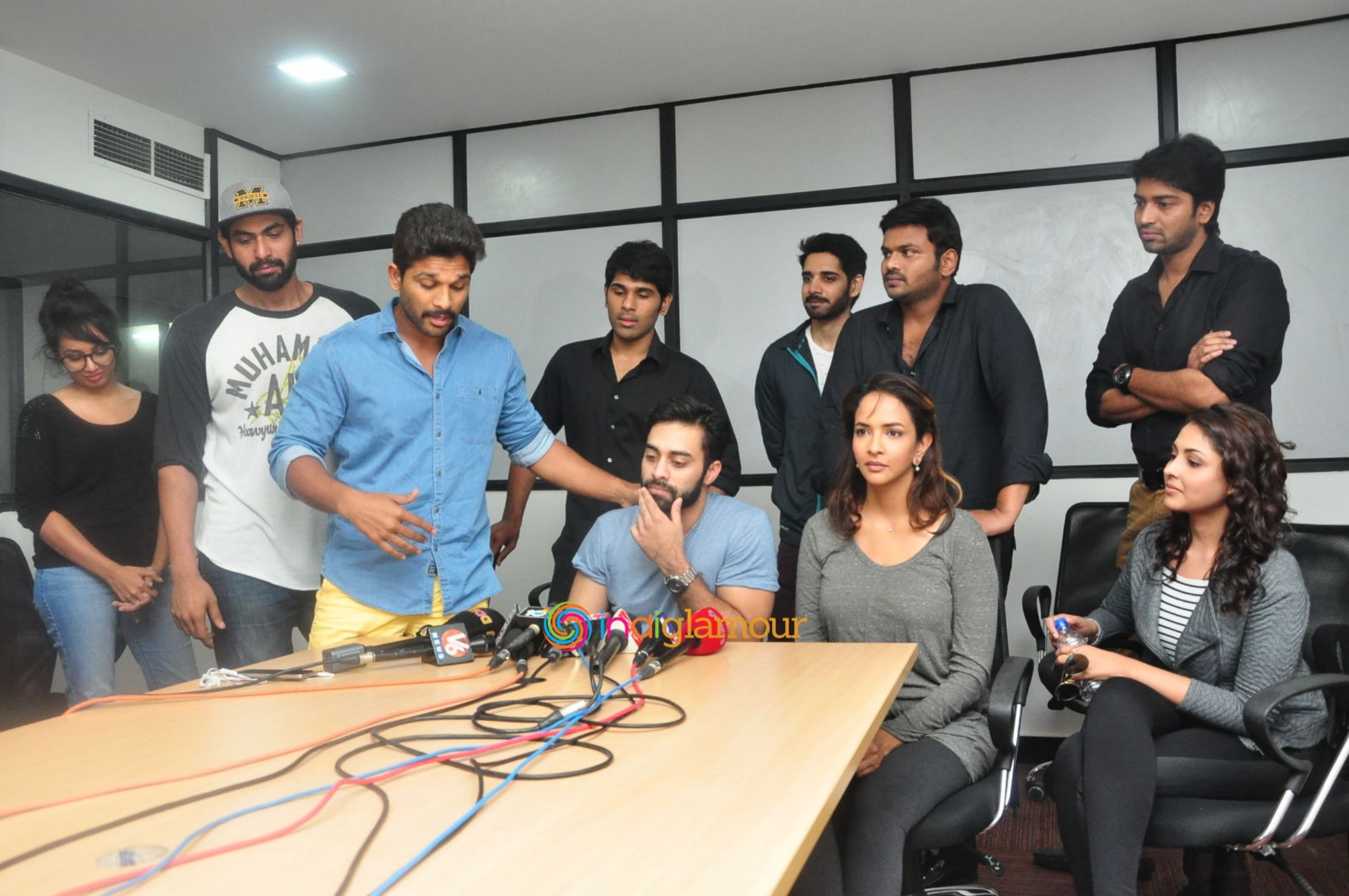 Tollywood Stars Mana Madras Kosam Press Meet Event hd photo