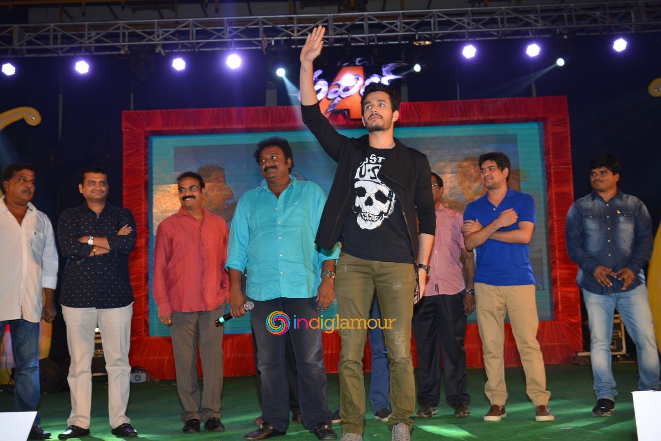 Akhil Platinum Disc Function Event hd photo