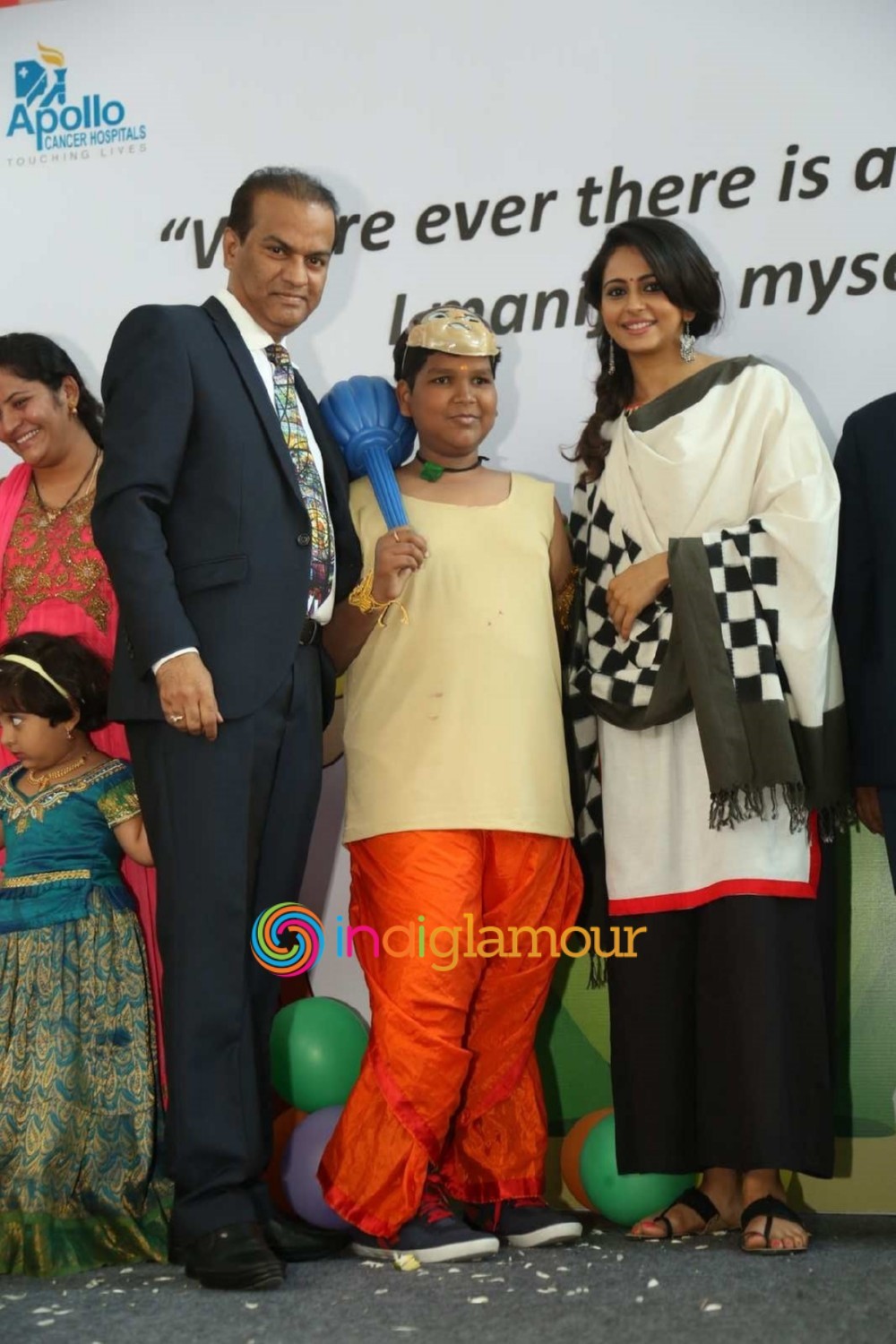 Rakul Preet Singh at Appollo Childrens Day Celebrations Event hd photo