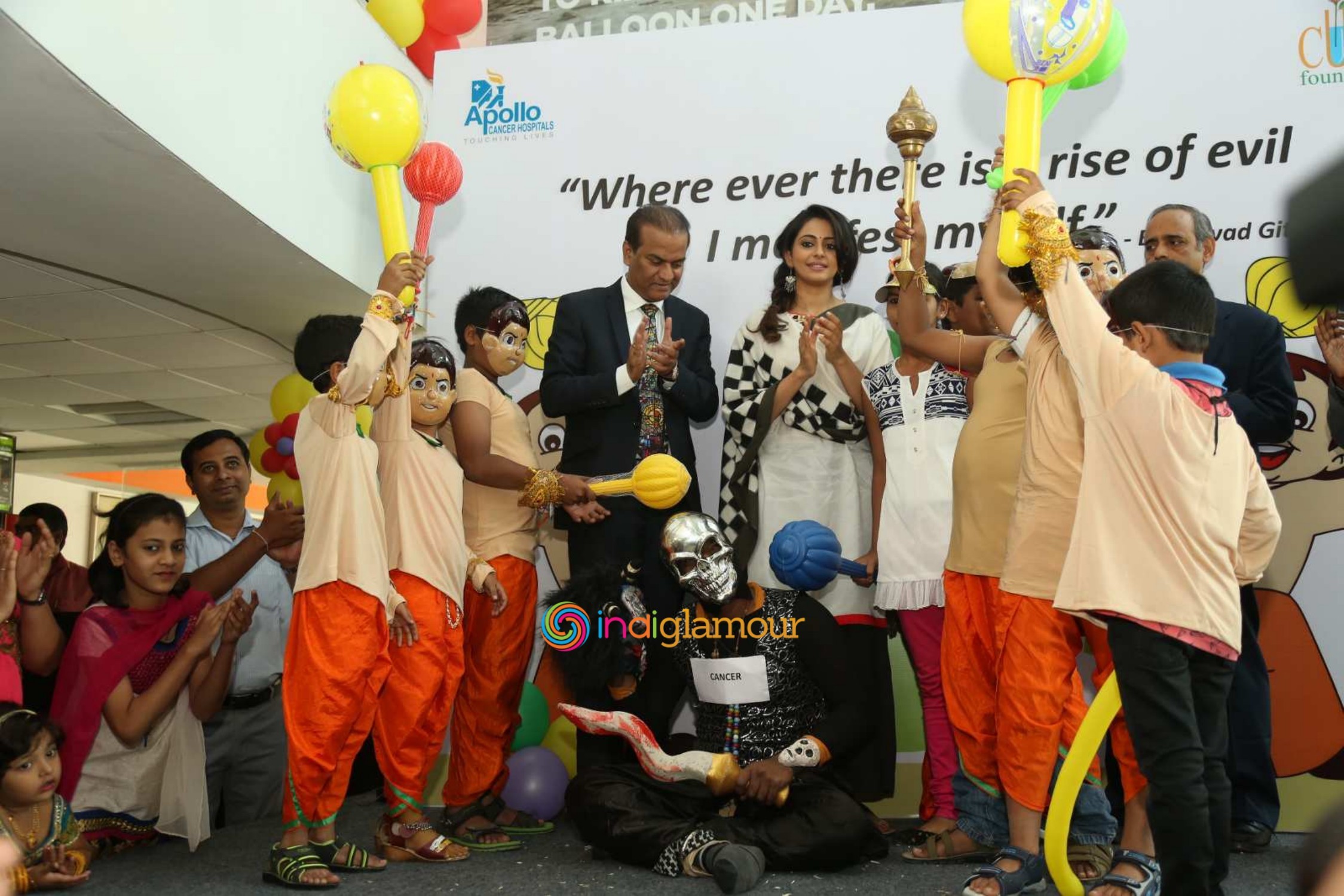 Rakul Preet Singh at Appollo Childrens Day Celebrations Event hd photo