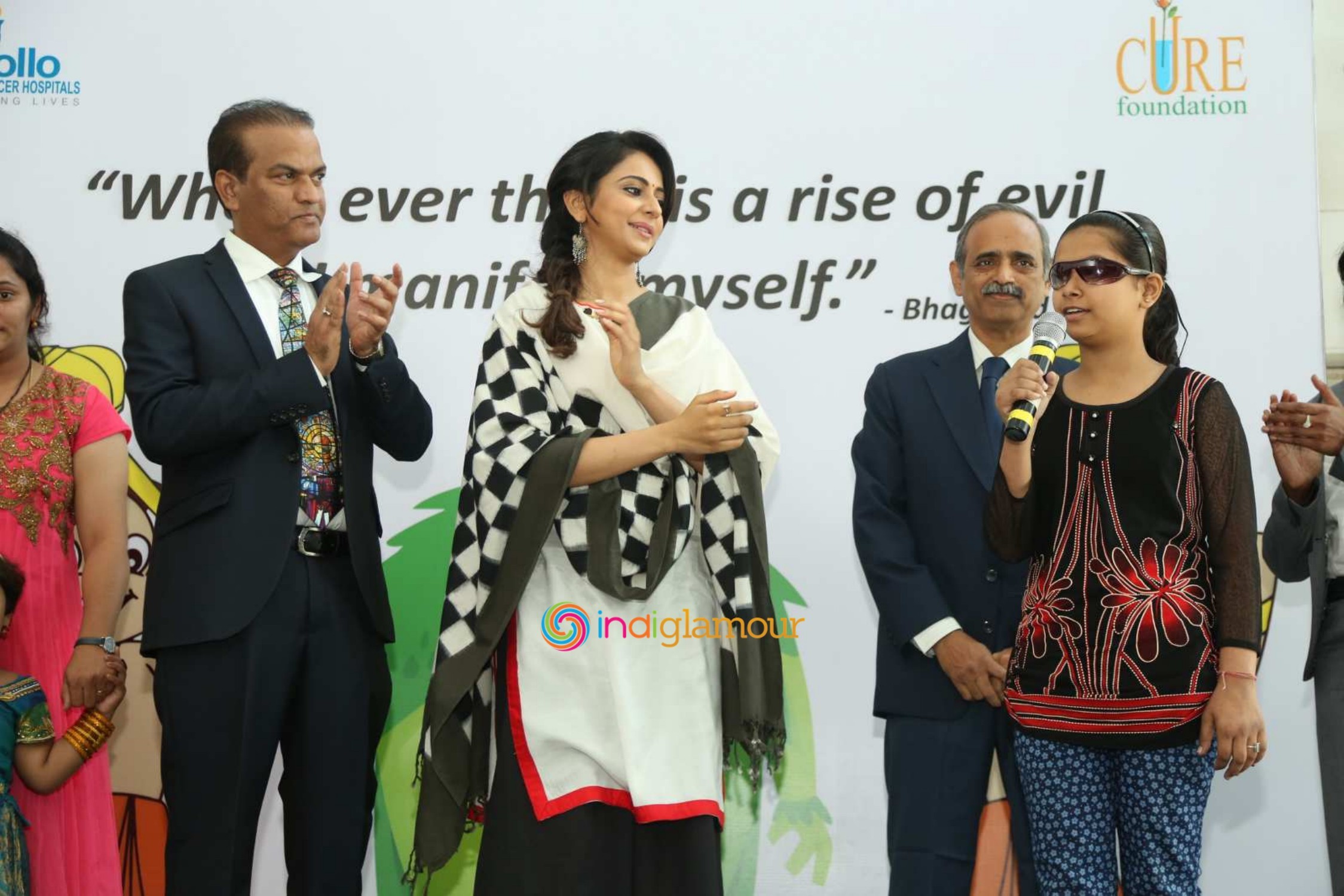 Rakul Preet Singh at Appollo Childrens Day Celebrations Event hd photo