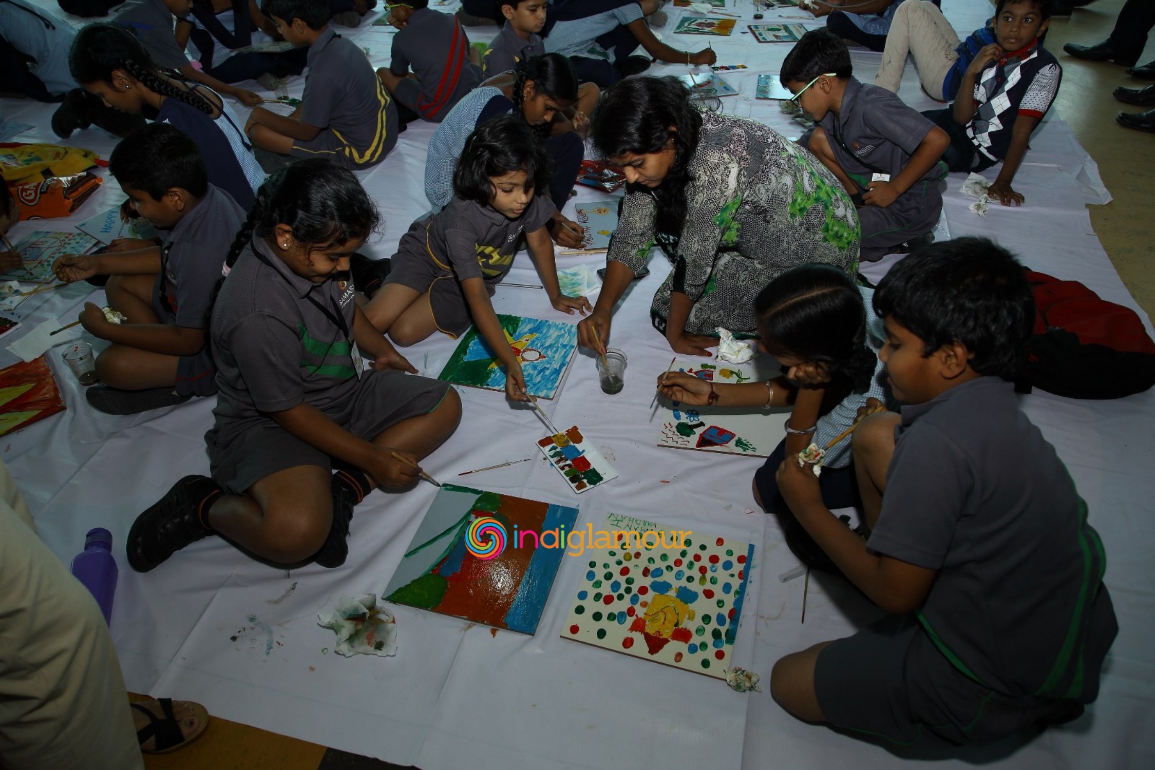 Continental Children Paintathon Event Event hd photo