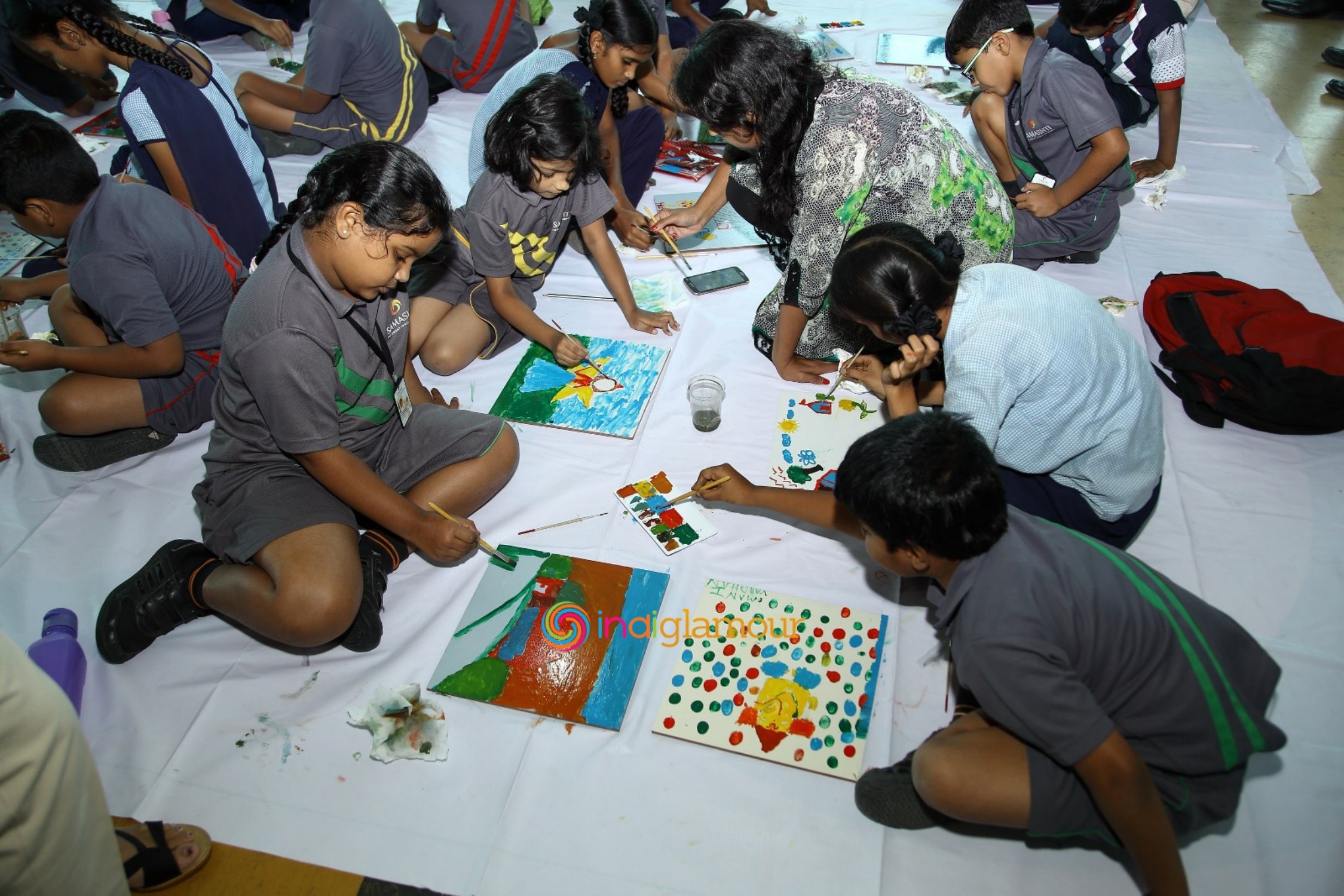 Continental Children Paintathon Event Event hd photo