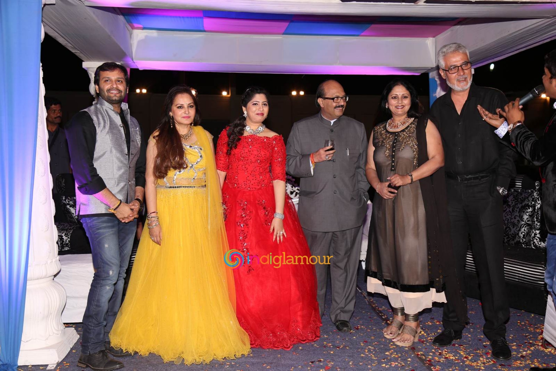 Jaya Prada Son Siddharth Sangeet Ceremony Event hd photo