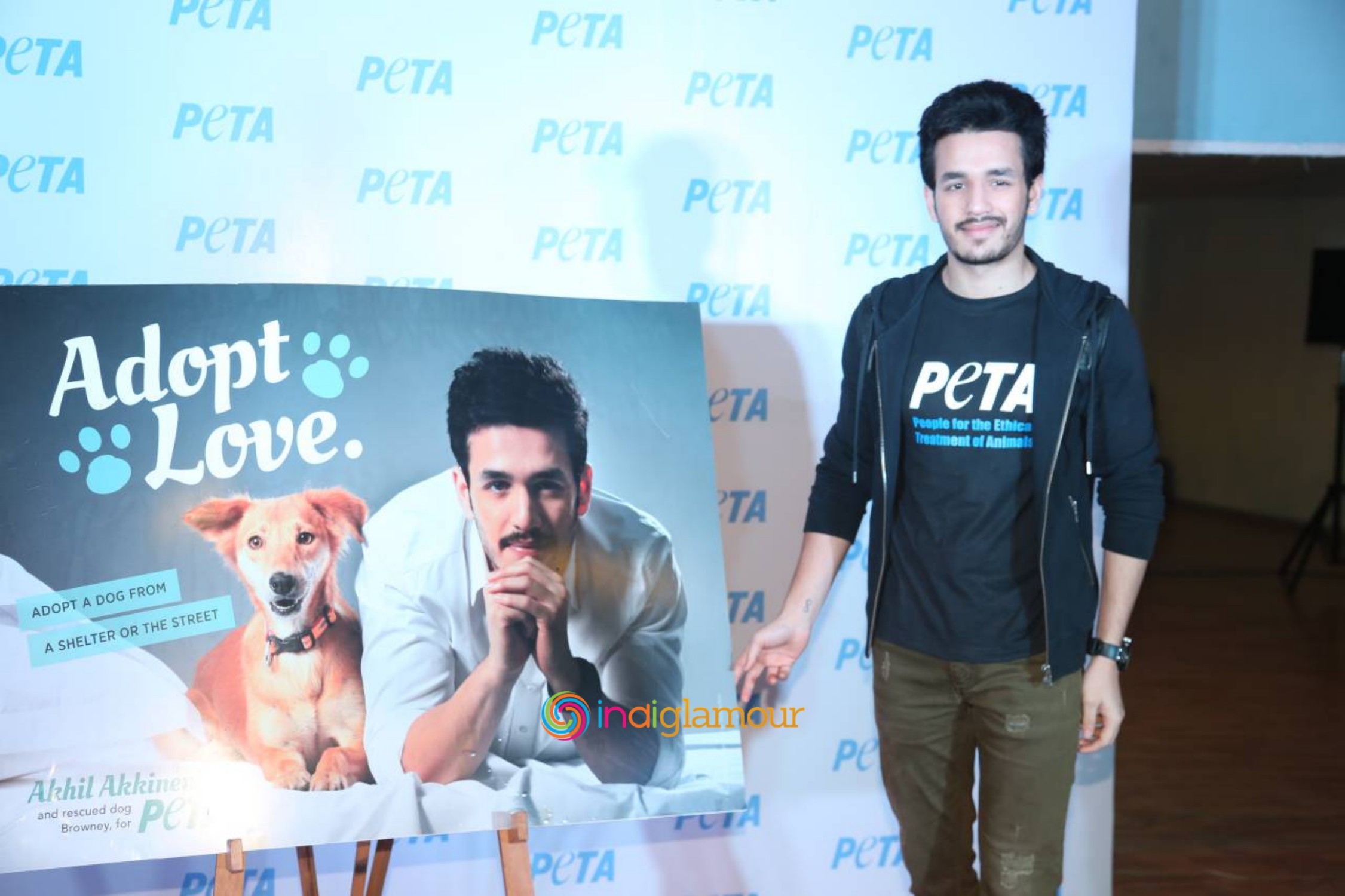 Akhil at PETA Event Event hd photo