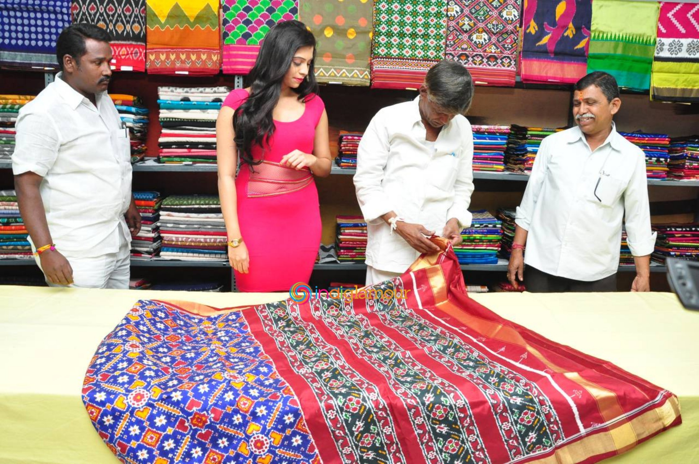 Pochampally IKat Art Mela Launch Event Event hd photo