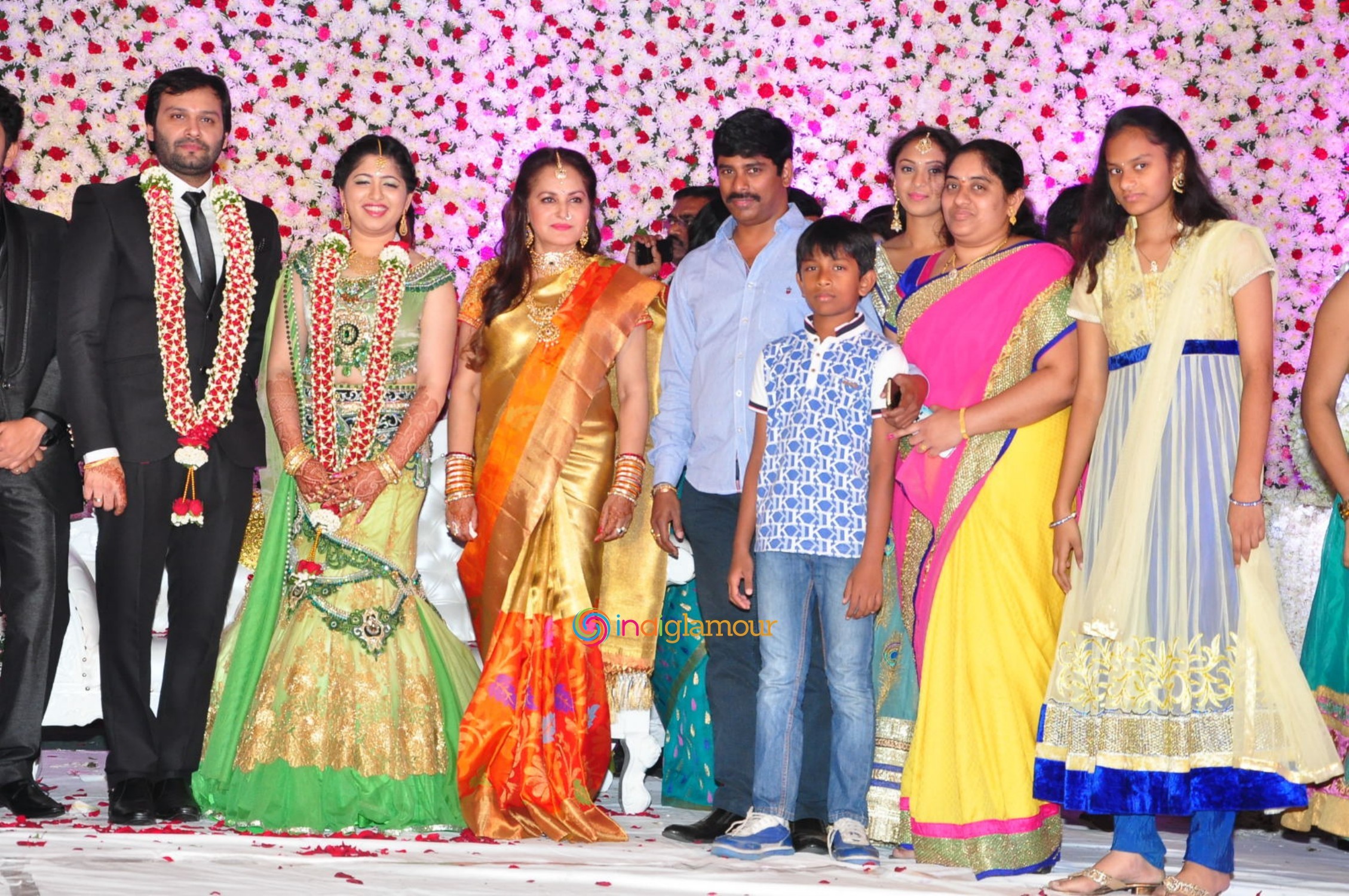 Jayaprada Son Actor Siddharth Wedding Reception Event hd photo
