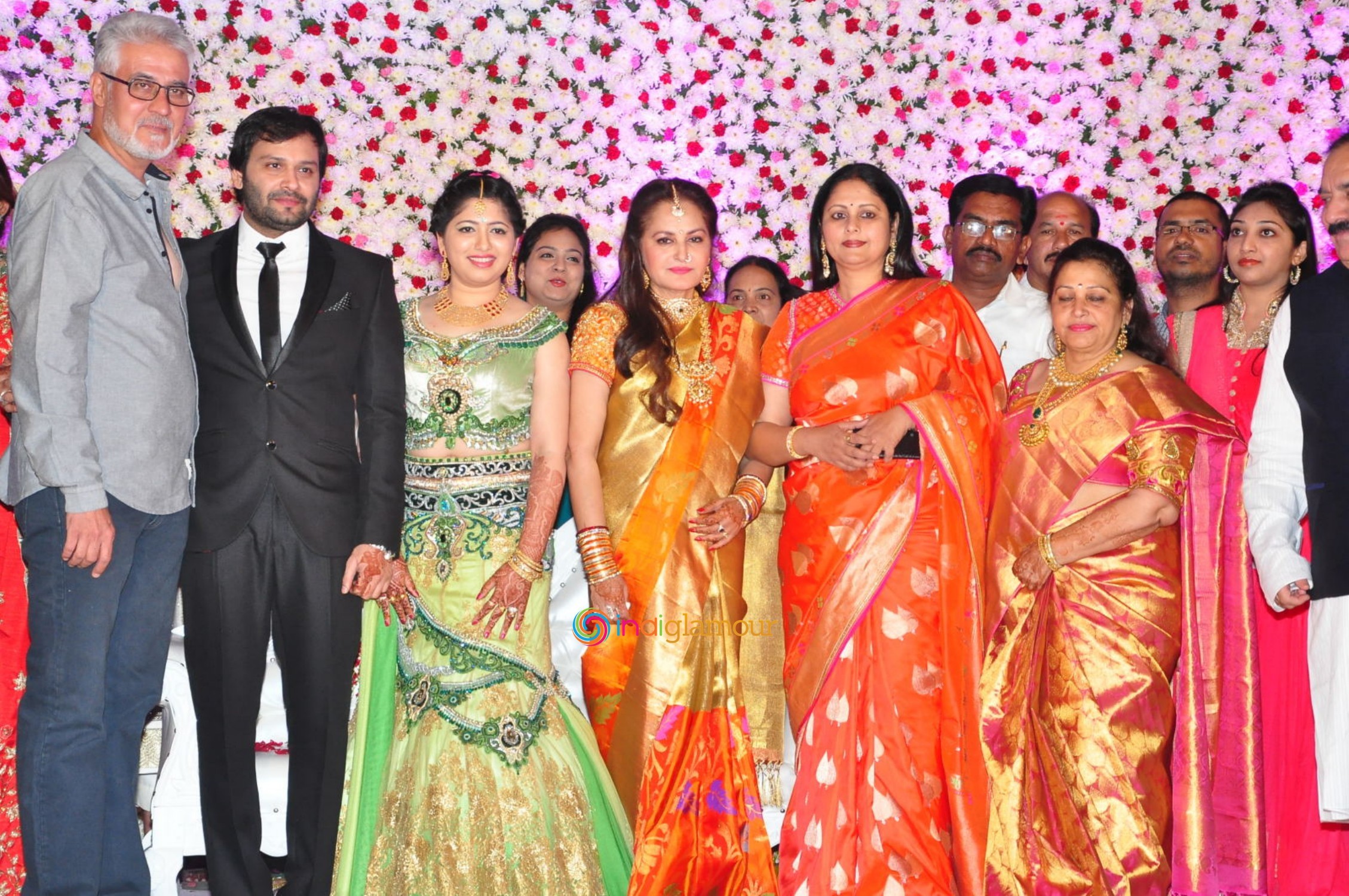 Jayaprada Son Actor Siddharth Wedding Reception Event hd photo