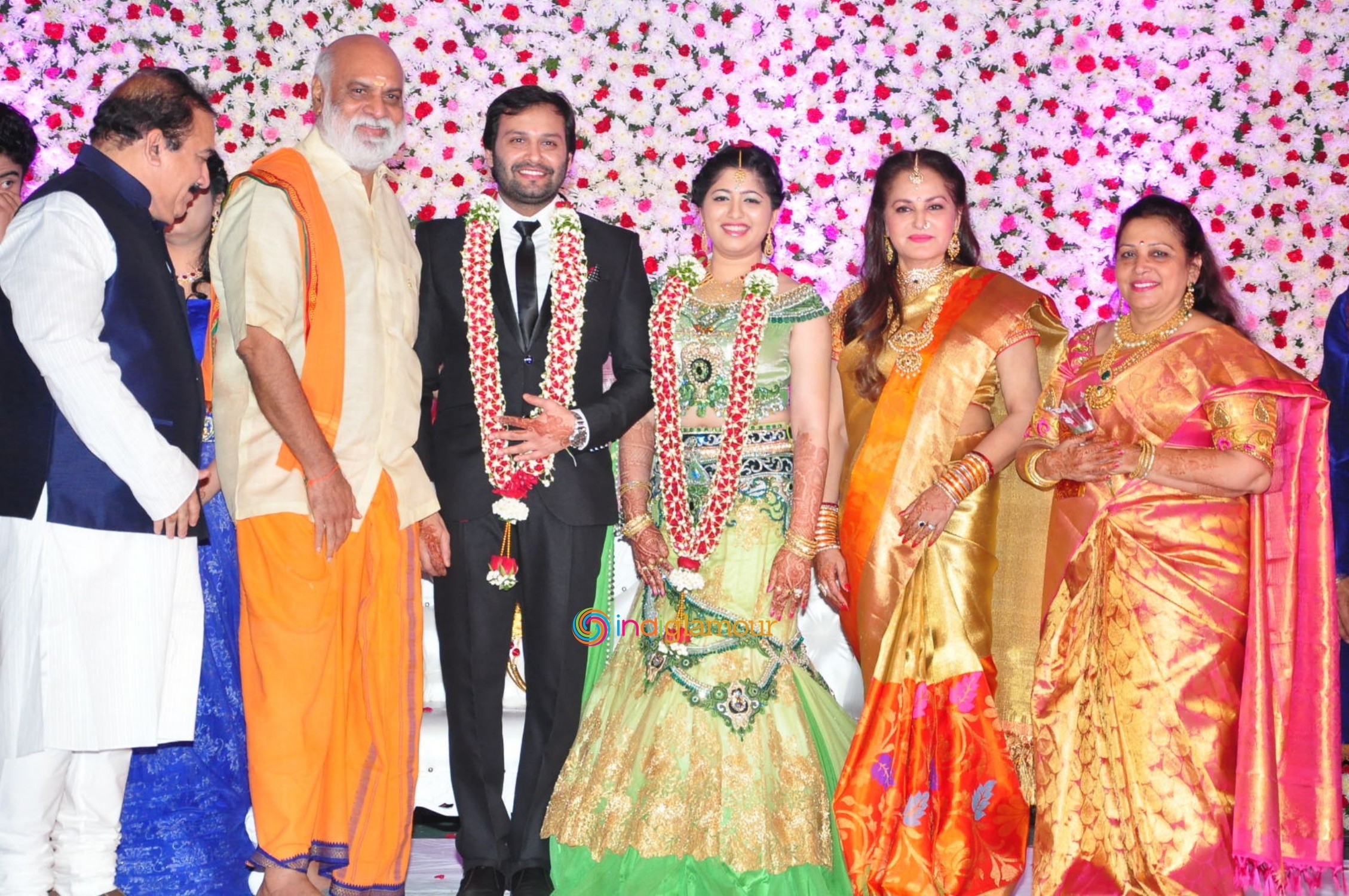 Jayaprada Son Actor Siddharth Wedding Reception Event hd photo