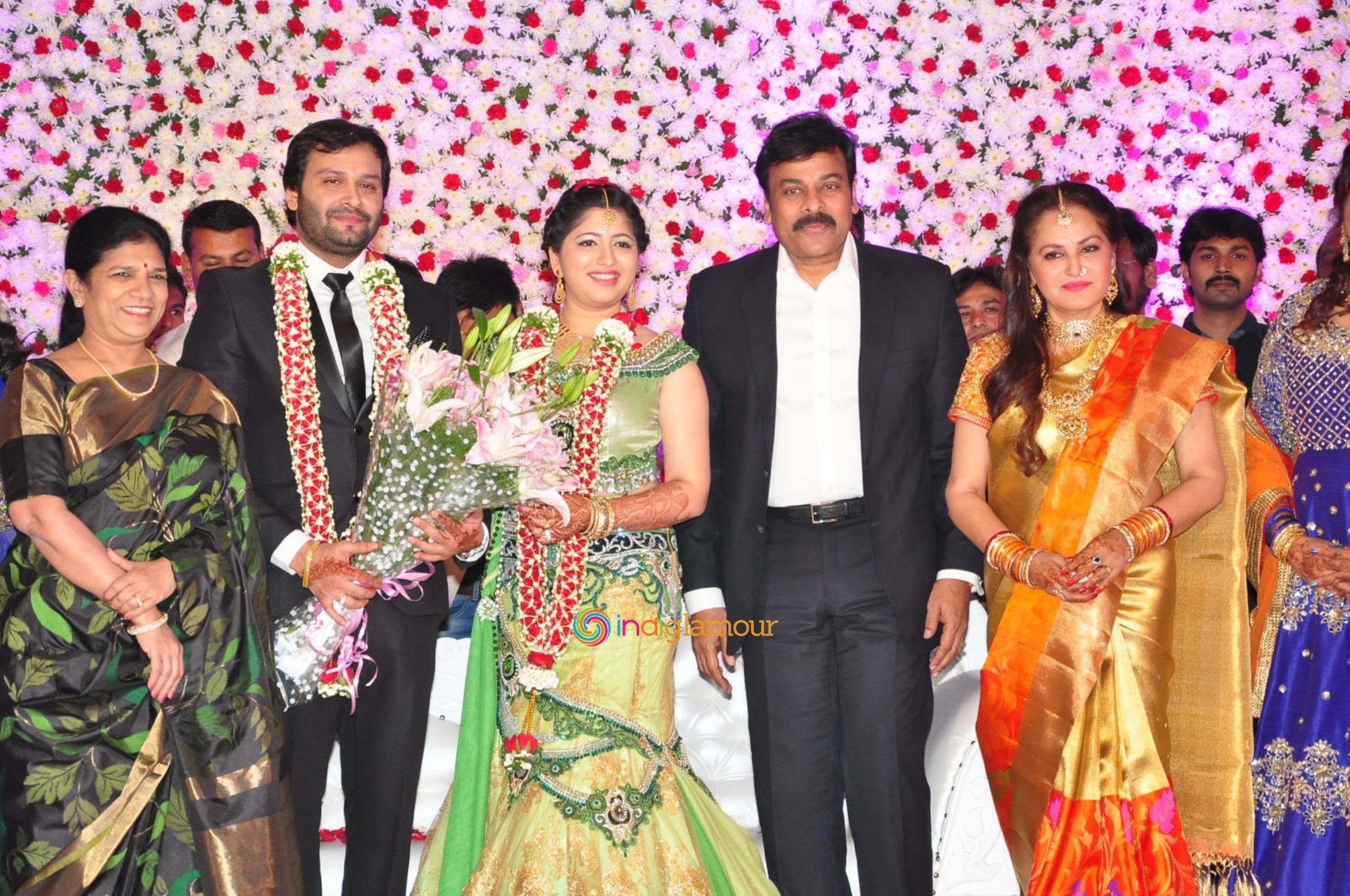 Jayaprada Son Actor Siddharth Wedding Reception Event hd photo