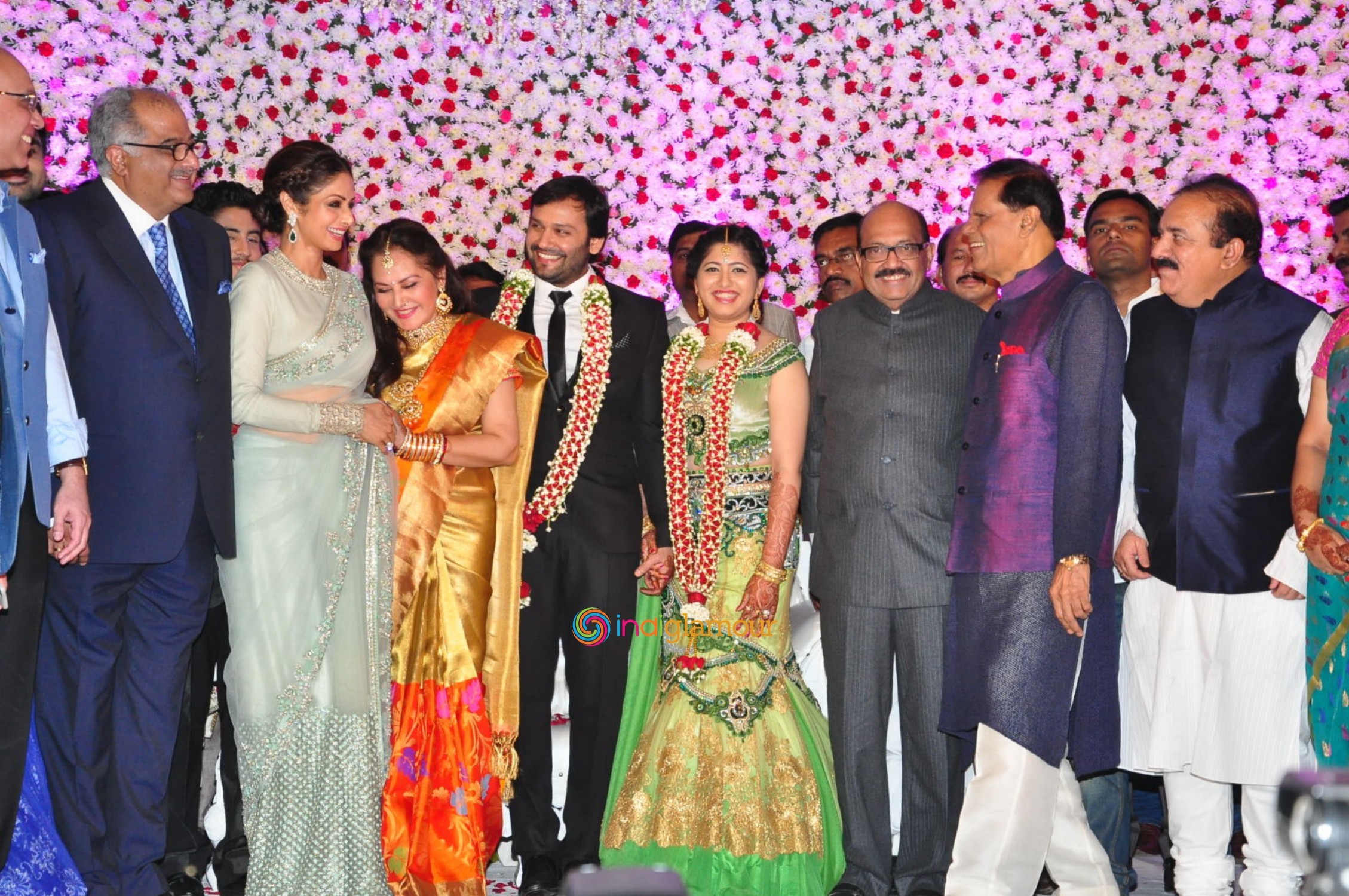 Jayaprada Son Actor Siddharth Wedding Reception Event hd photo