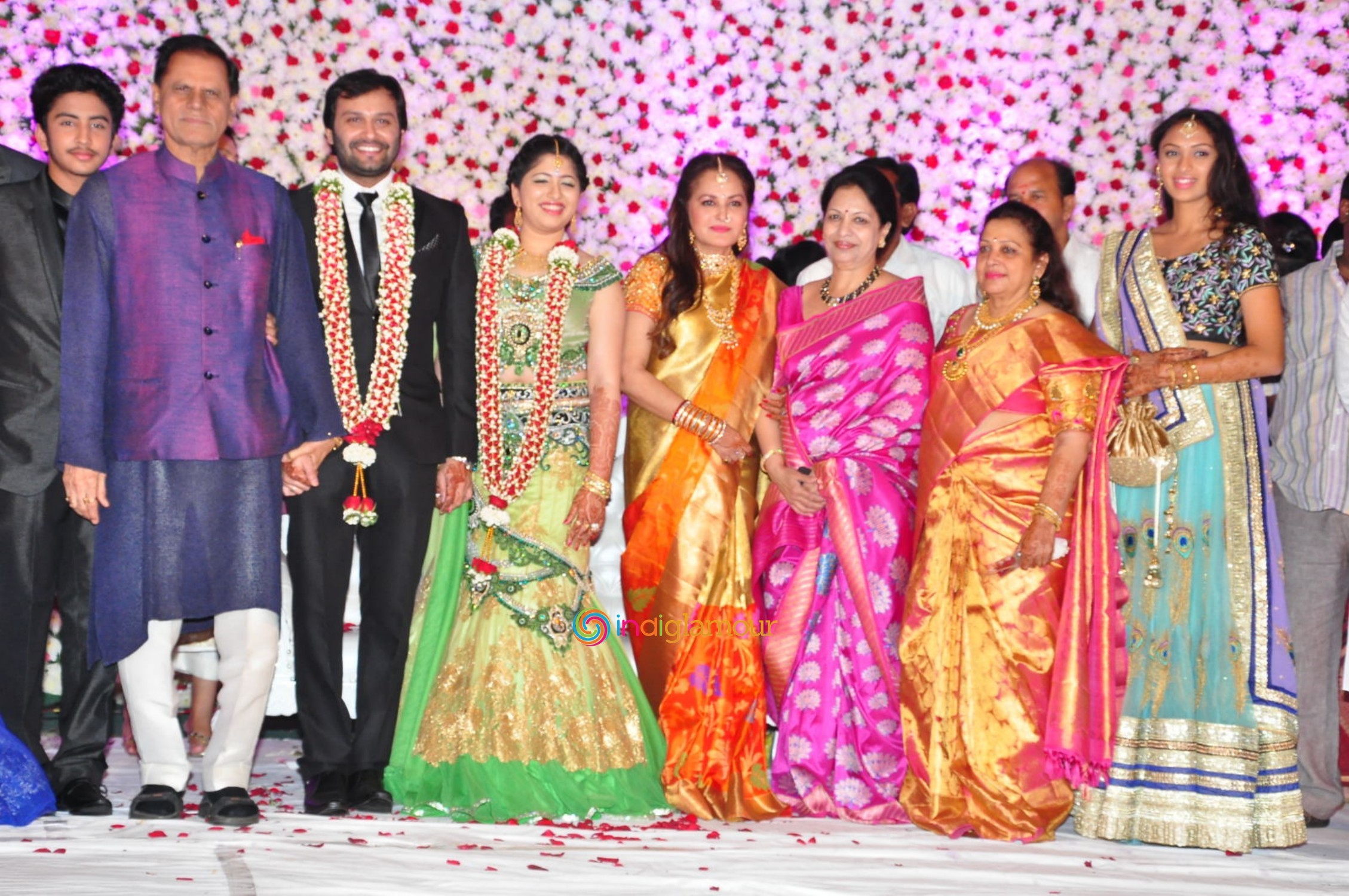 Jayaprada Son Actor Siddharth Wedding Reception Event hd photo