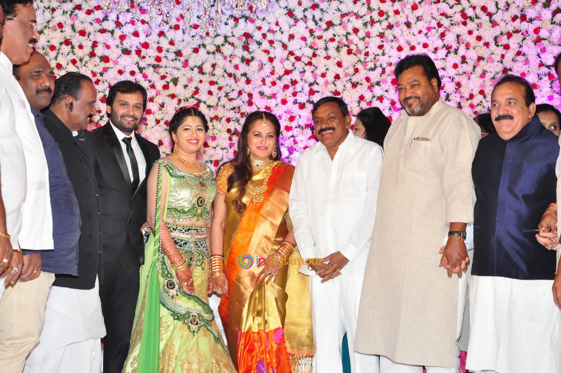 Jayaprada Son Actor Siddharth Wedding Reception Event hd photo