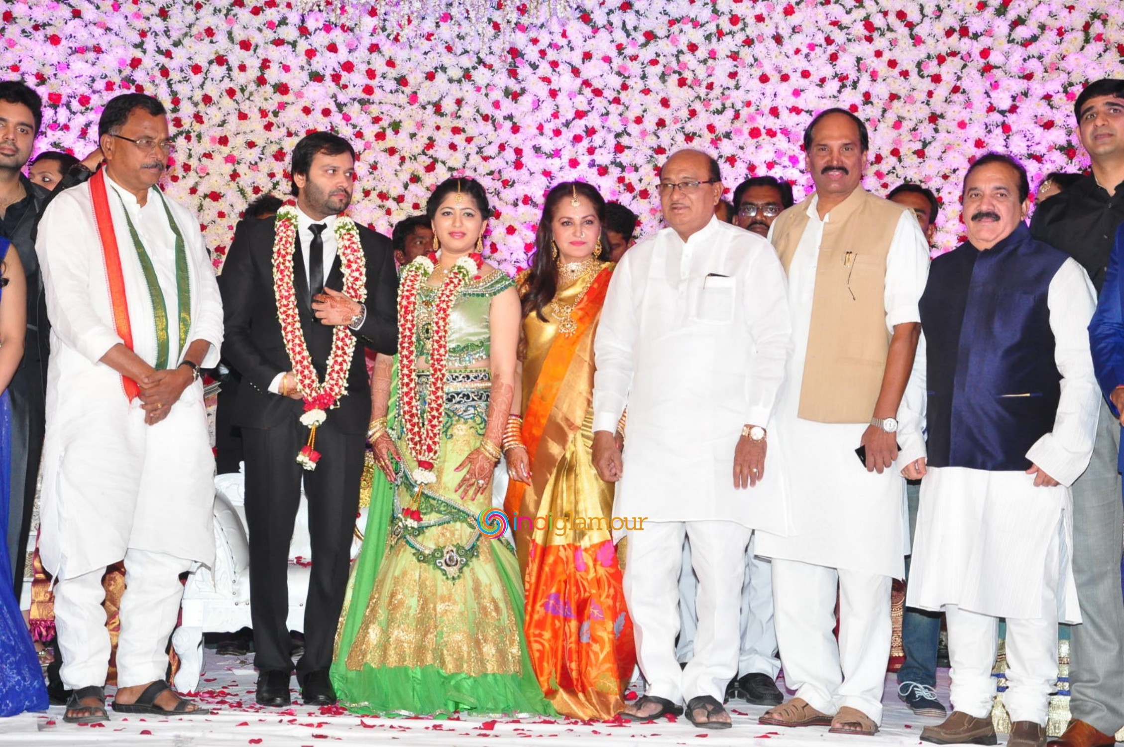 Jayaprada Son Actor Siddharth Wedding Reception Event hd photo