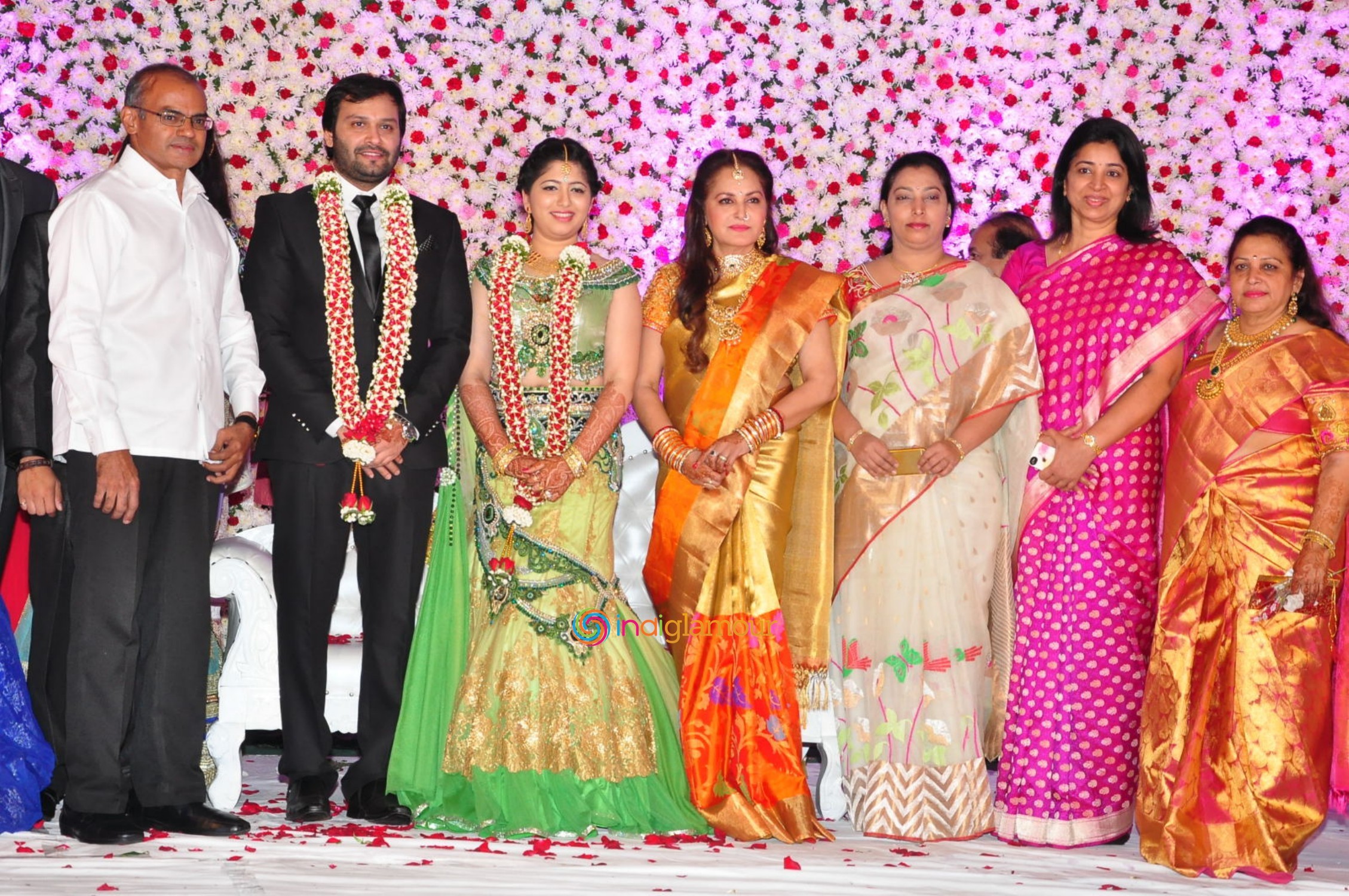 Jayaprada Son Actor Siddharth Wedding Reception Event hd photo