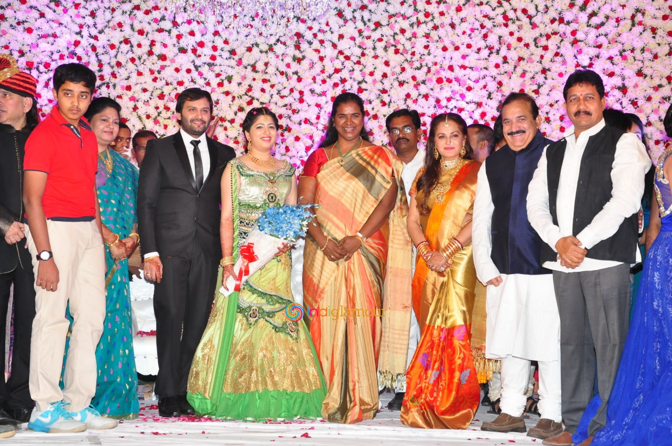 Jayaprada Son Actor Siddharth Wedding Reception Event hd photo