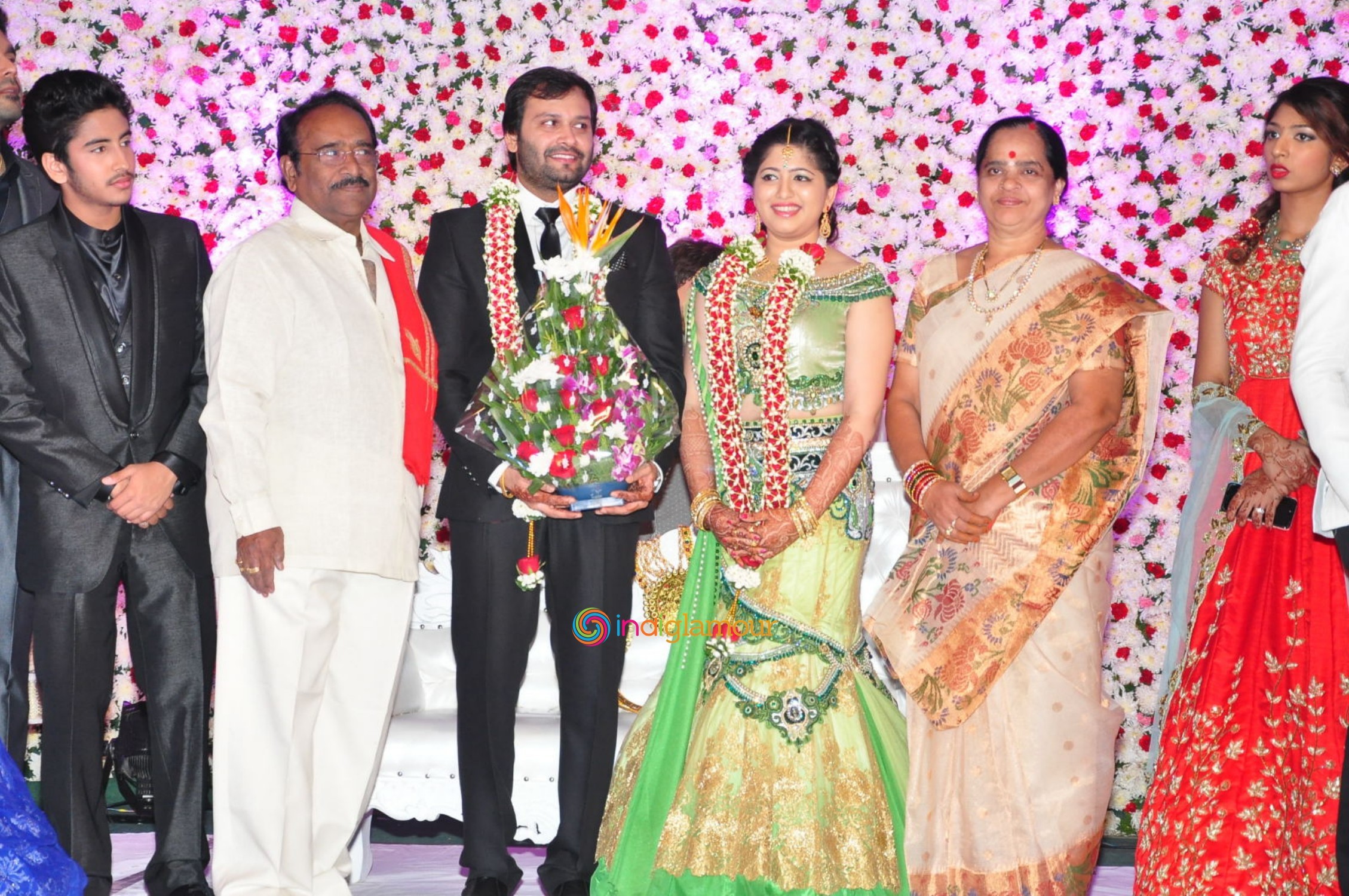 Jayaprada Son Actor Siddharth Wedding Reception Event hd photo