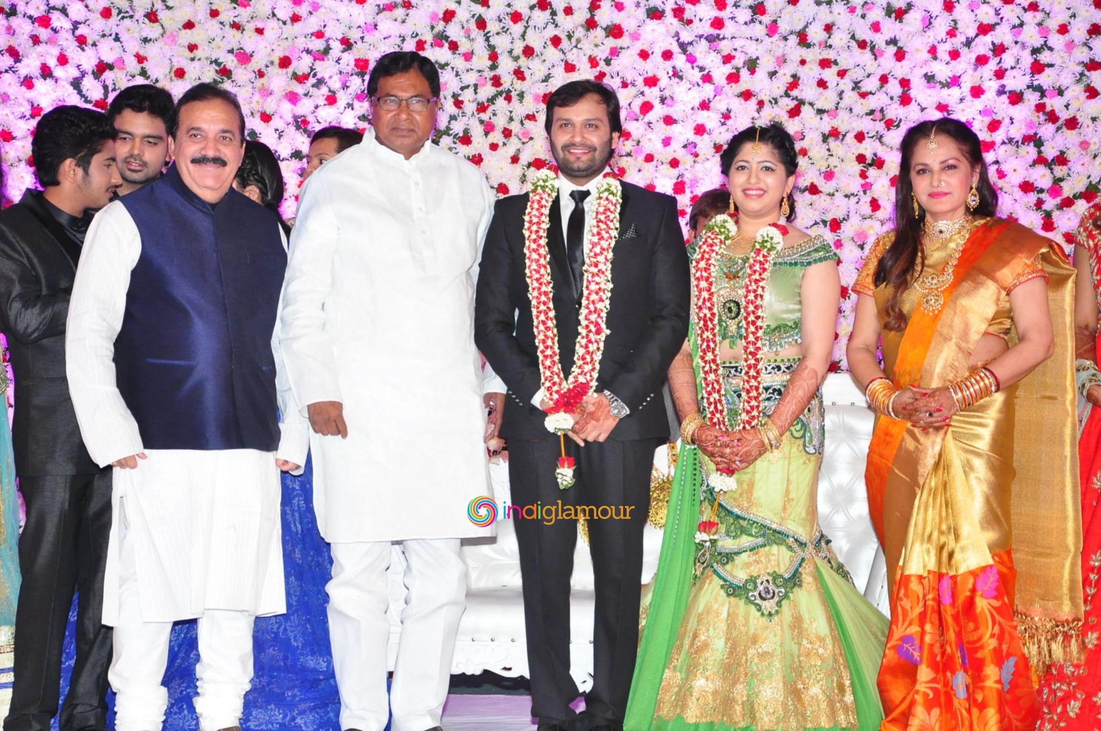 Jayaprada Son Actor Siddharth Wedding Reception Event hd photo