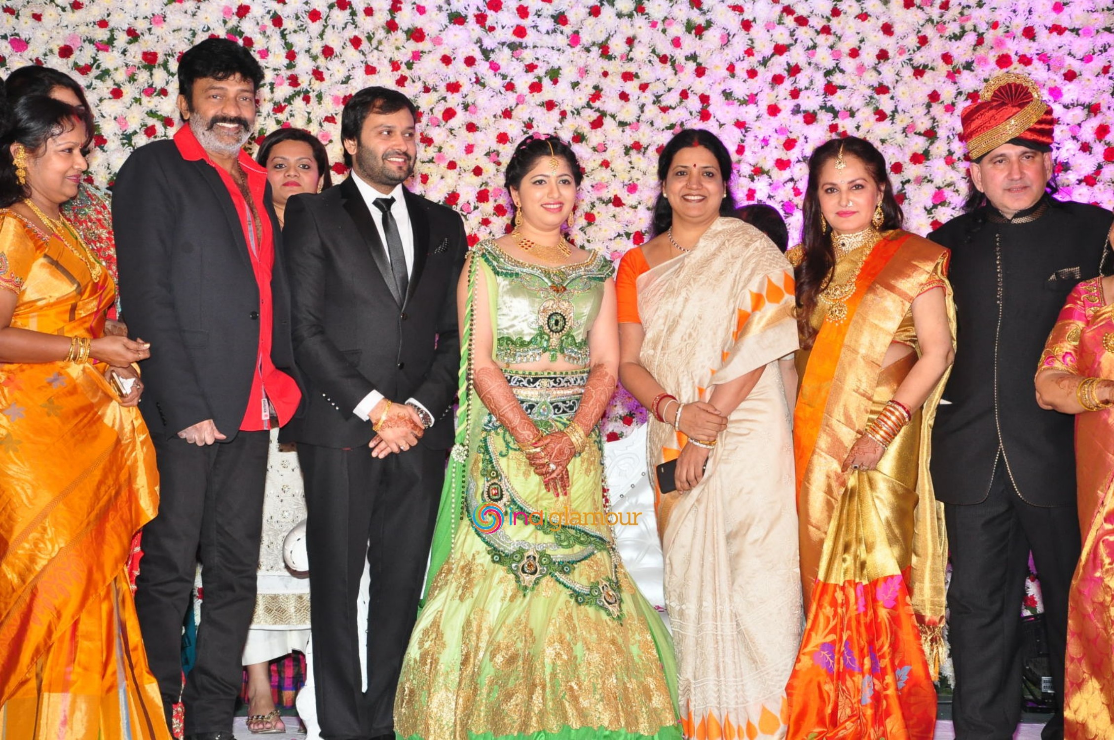 Jayaprada Son Actor Siddharth Wedding Reception Event hd photo