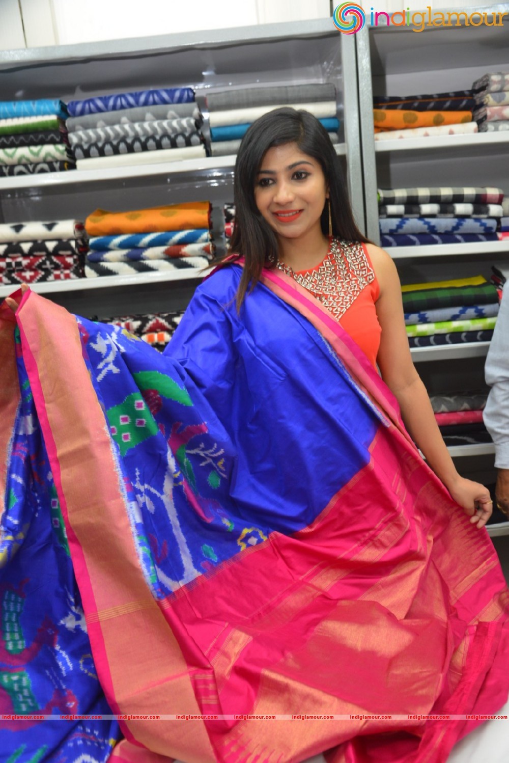 Madhulagna Das at Pochampally Ikat Art Mela Event hd photo