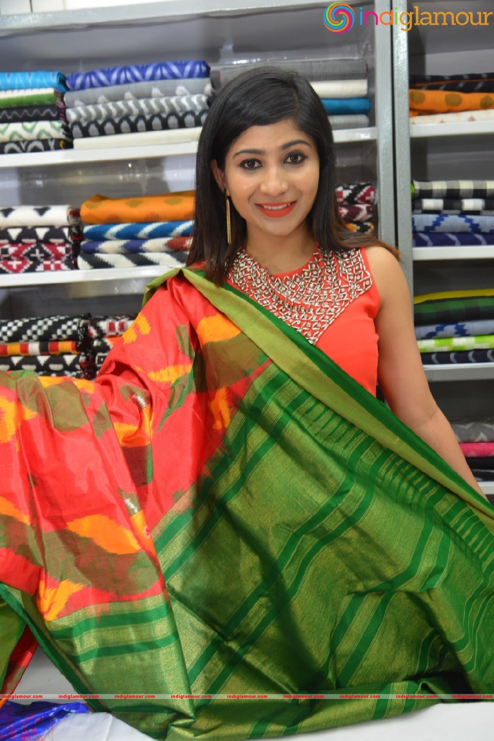 Madhulagna Das at Pochampally Ikat Art Mela Event hd photo