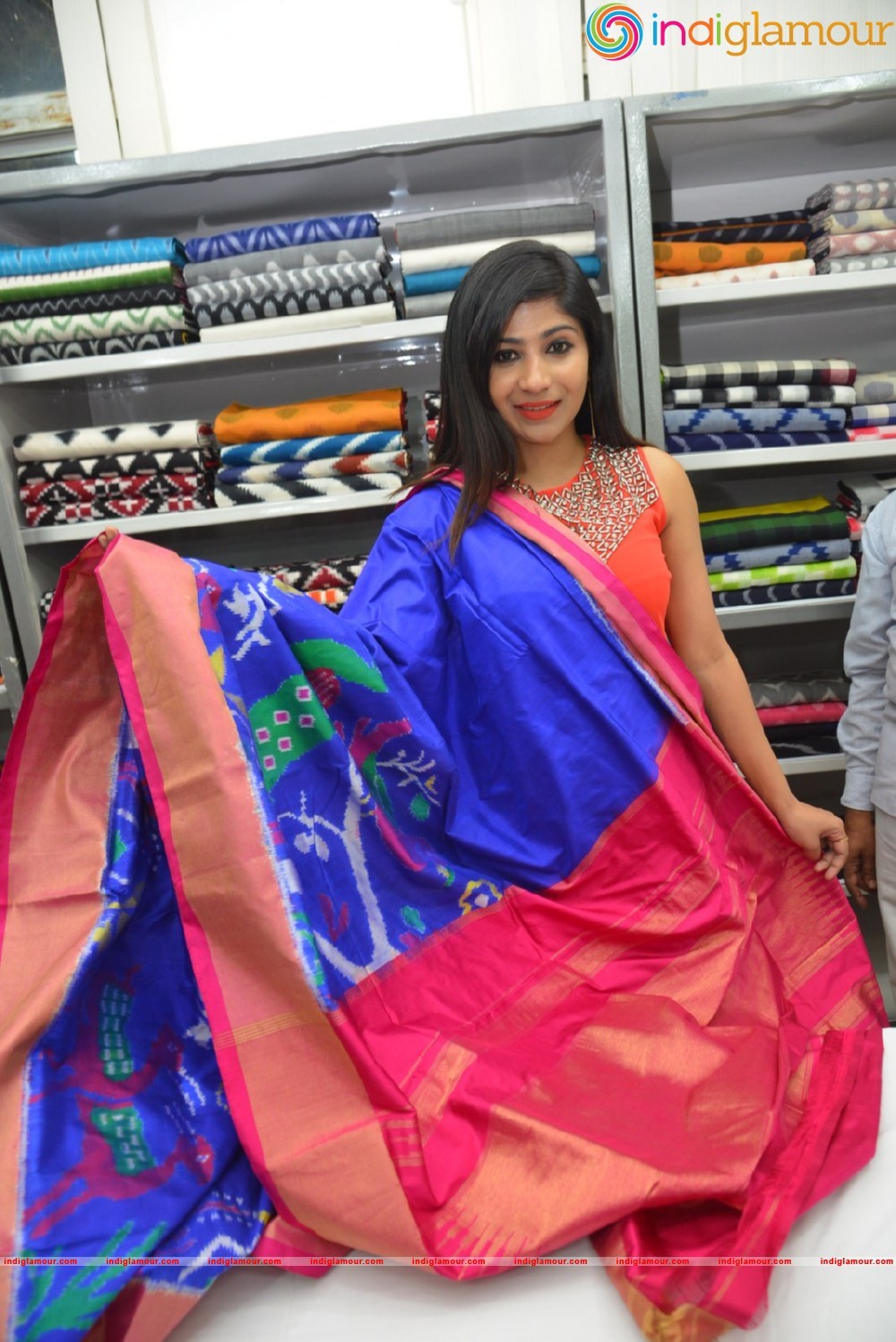 Madhulagna Das at Pochampally Ikat Art Mela Event hd photo