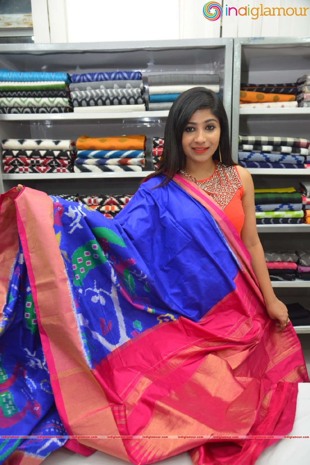 Madhulagna Das at Pochampally Ikat Art Mela Event hd photo