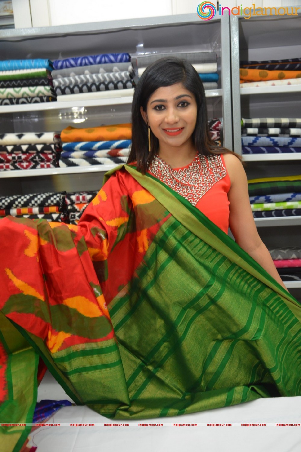 Madhulagna Das at Pochampally Ikat Art Mela Event hd photo