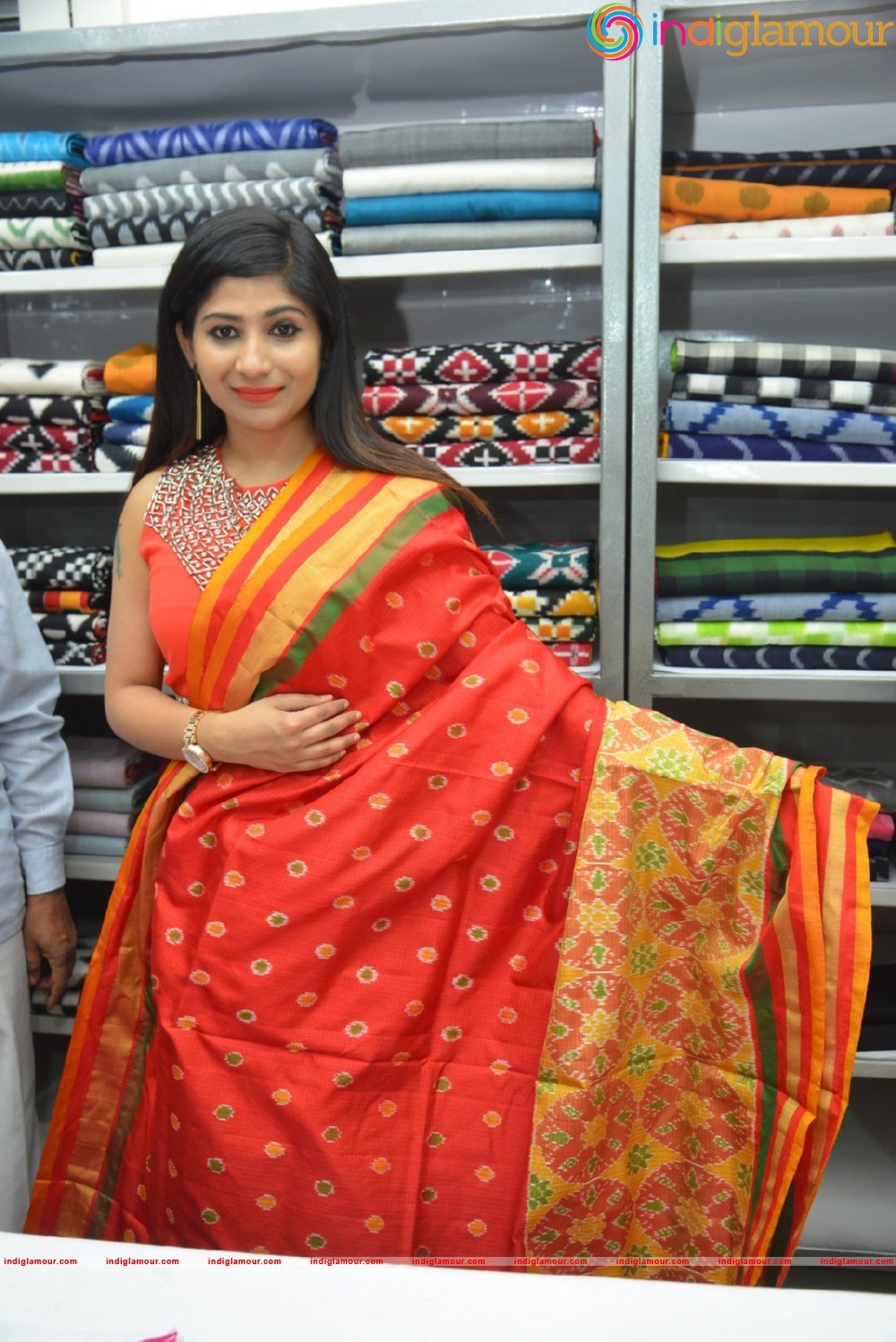 Madhulagna Das at Pochampally Ikat Art Mela Event hd photo