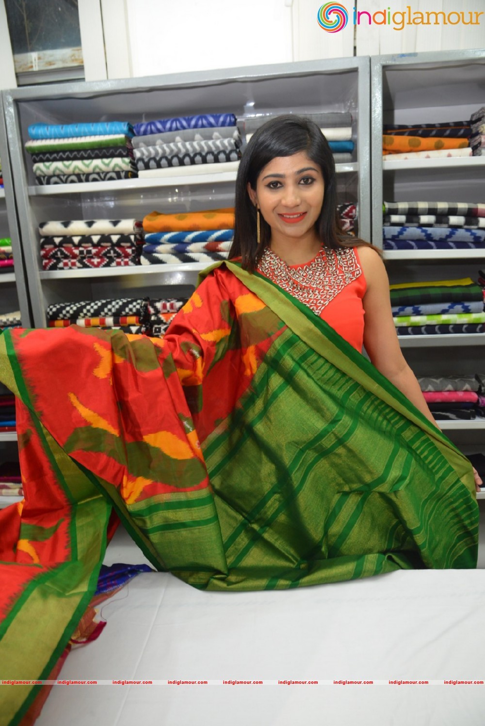 Madhulagna Das at Pochampally Ikat Art Mela Event hd photo