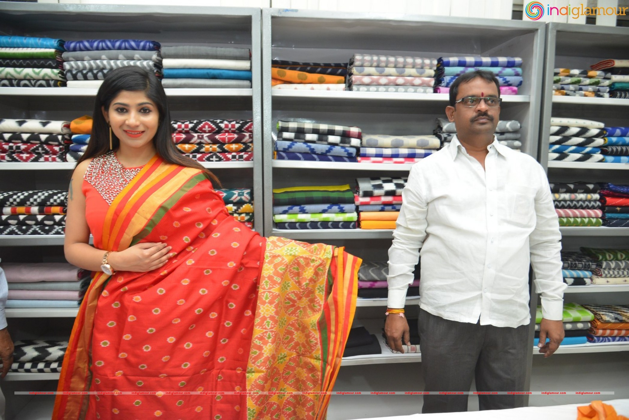 Madhulagna Das at Pochampally Ikat Art Mela Event hd photo
