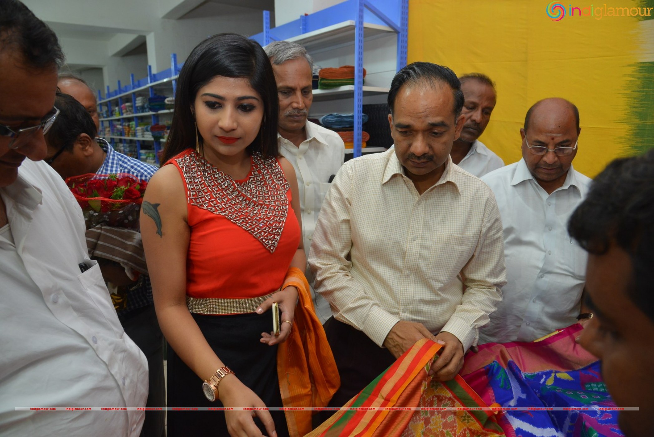 Madhulagna Das at Pochampally Ikat Art Mela Event hd photo