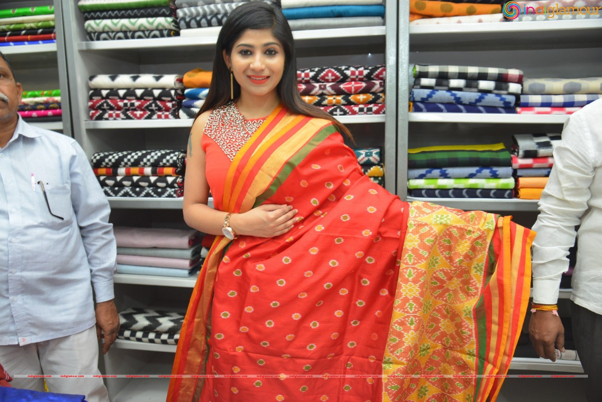 Madhulagna Das at Pochampally Ikat Art Mela Event hd photo