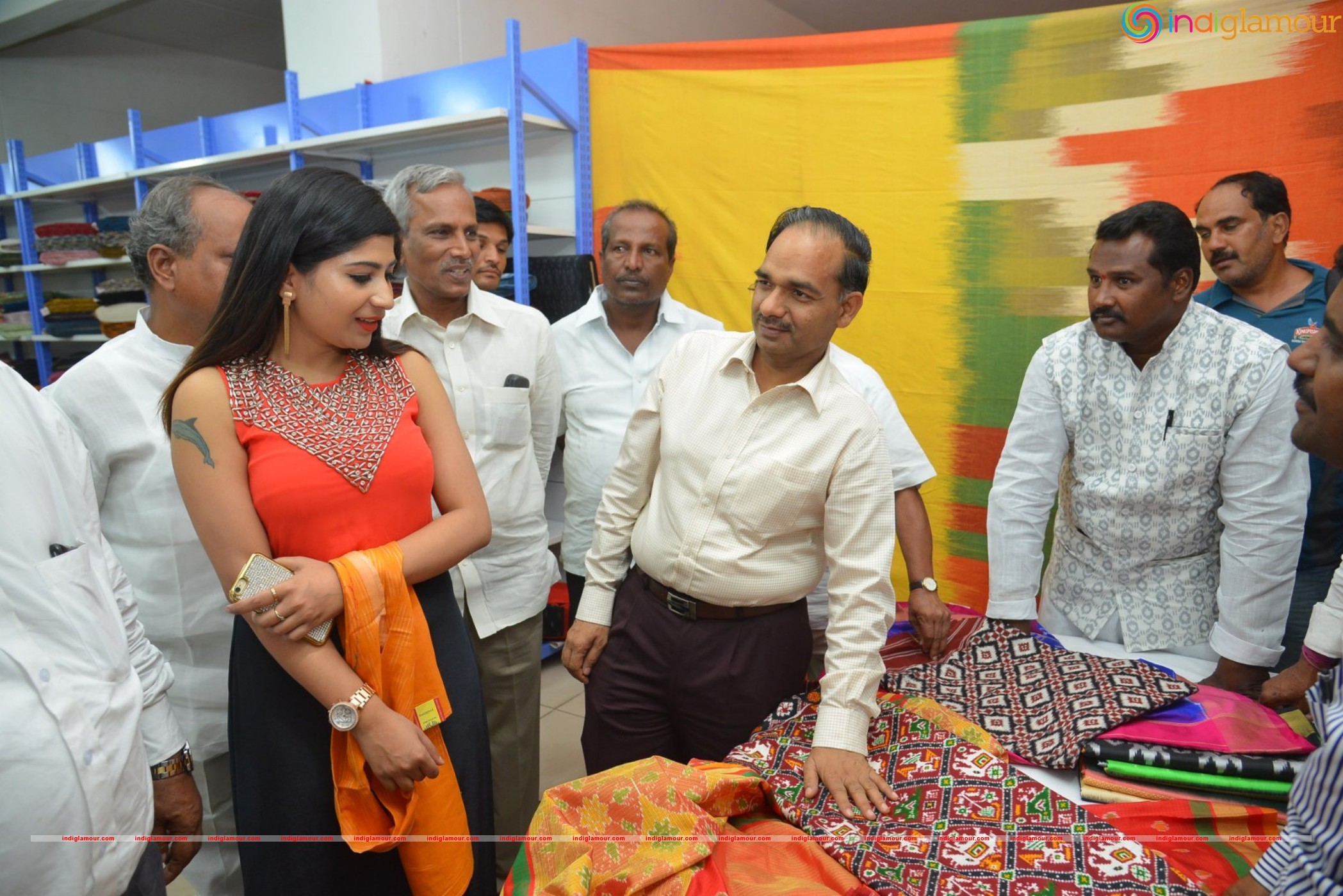 Madhulagna Das at Pochampally Ikat Art Mela Event hd photo