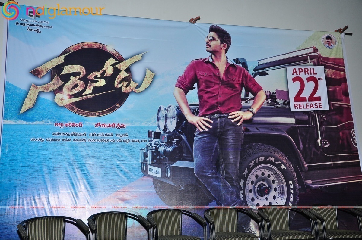 Sarrainodu Press Meet Event hd photo