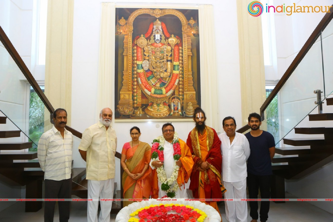 Brahmanandam Felicitates Artist BKS Varma Event hd photo