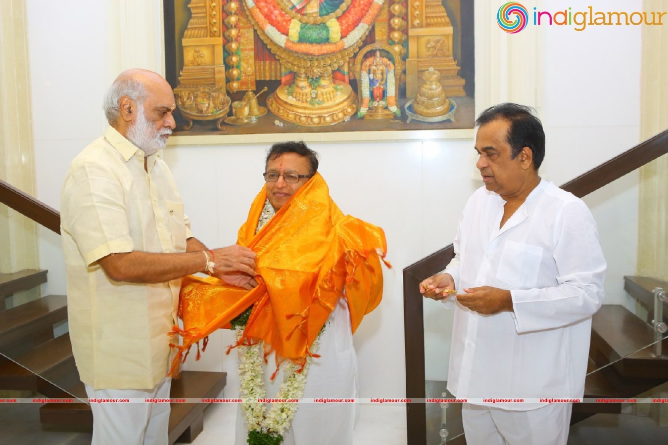 Brahmanandam Felicitates Artist BKS Varma Event hd photo