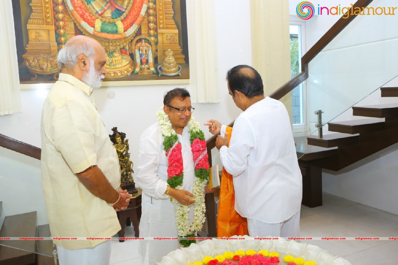 Brahmanandam Felicitates Artist BKS Varma Event hd photo