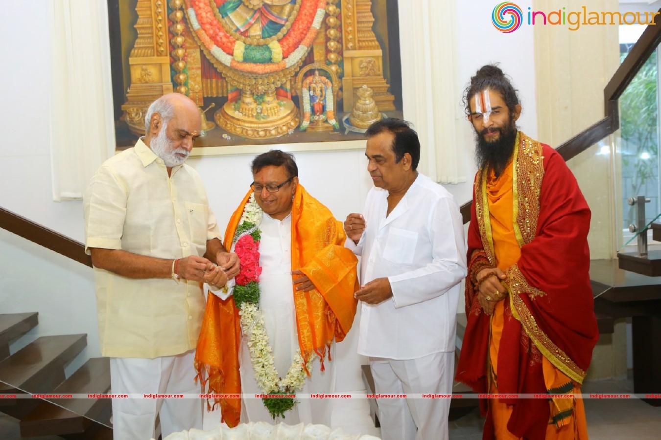 Brahmanandam Felicitates Artist BKS Varma Event hd photo