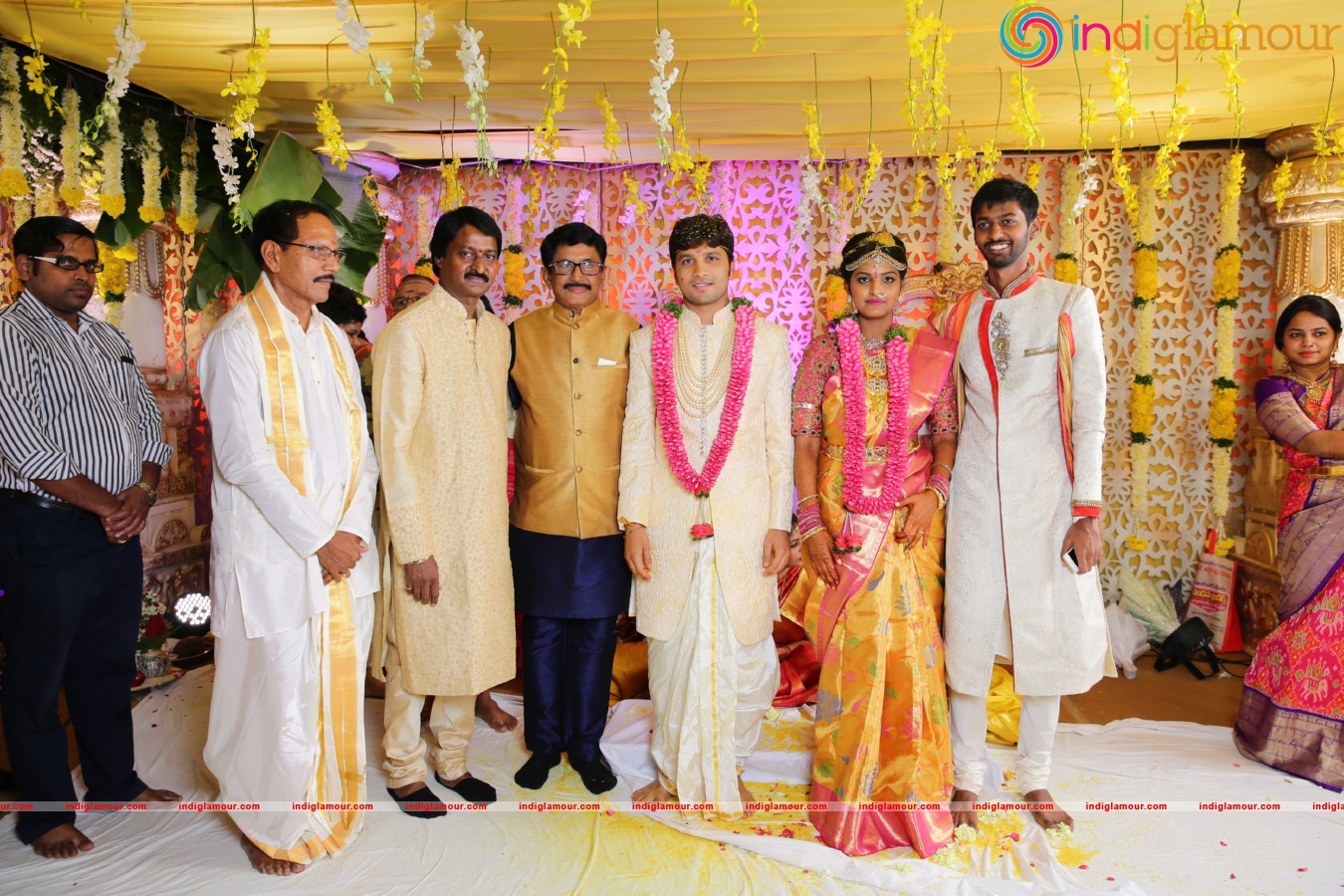 Prabhu Thej and Varsha Wedding Photos Event hd photo