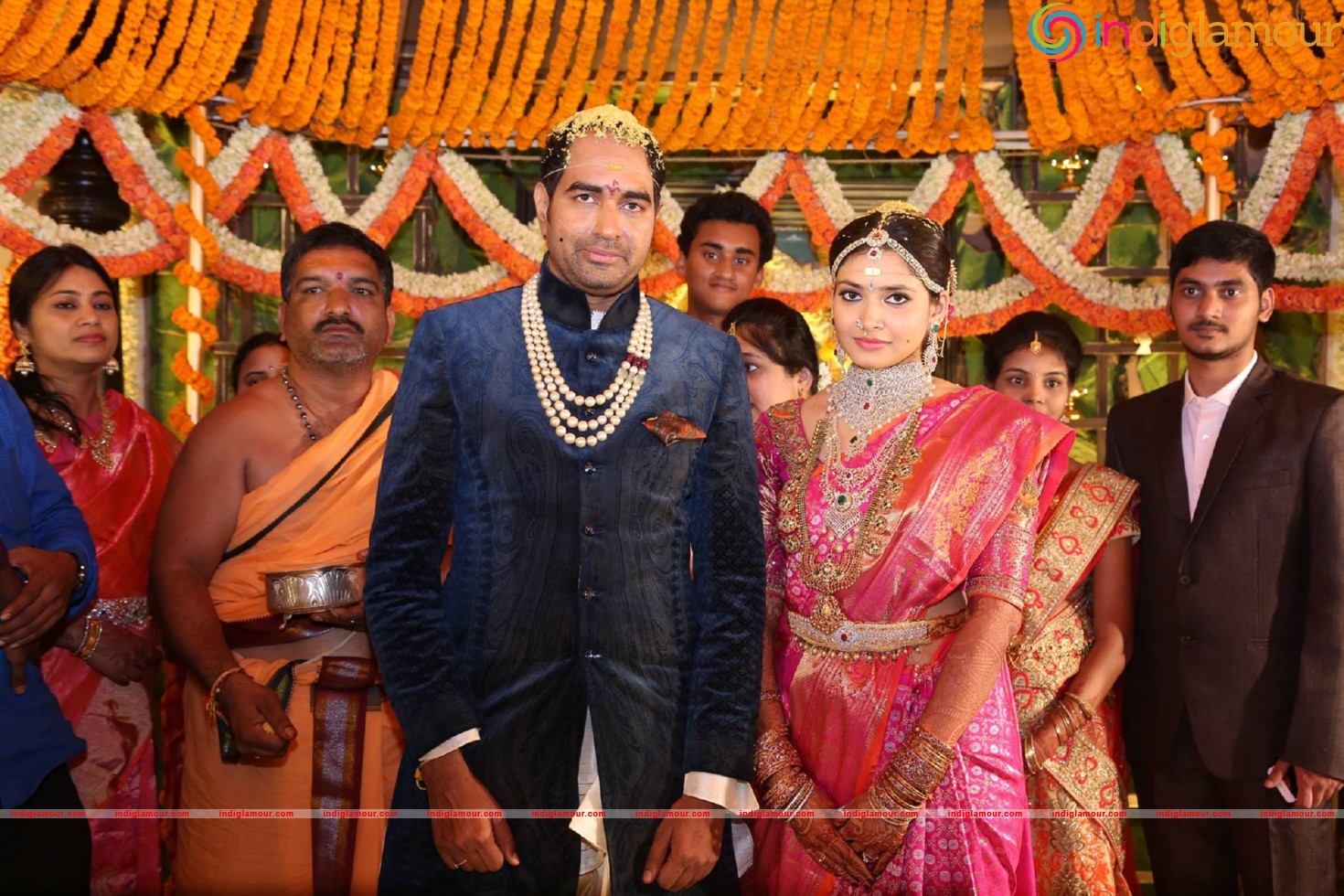 Krish weds Ramya Couple Photos Event hd photo