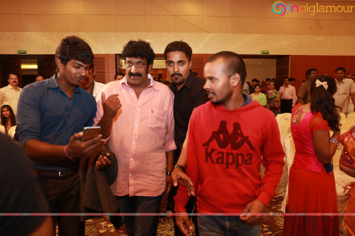 Ram Charan And Balakrishna At Krish And Remya Wedding Event hd photo
