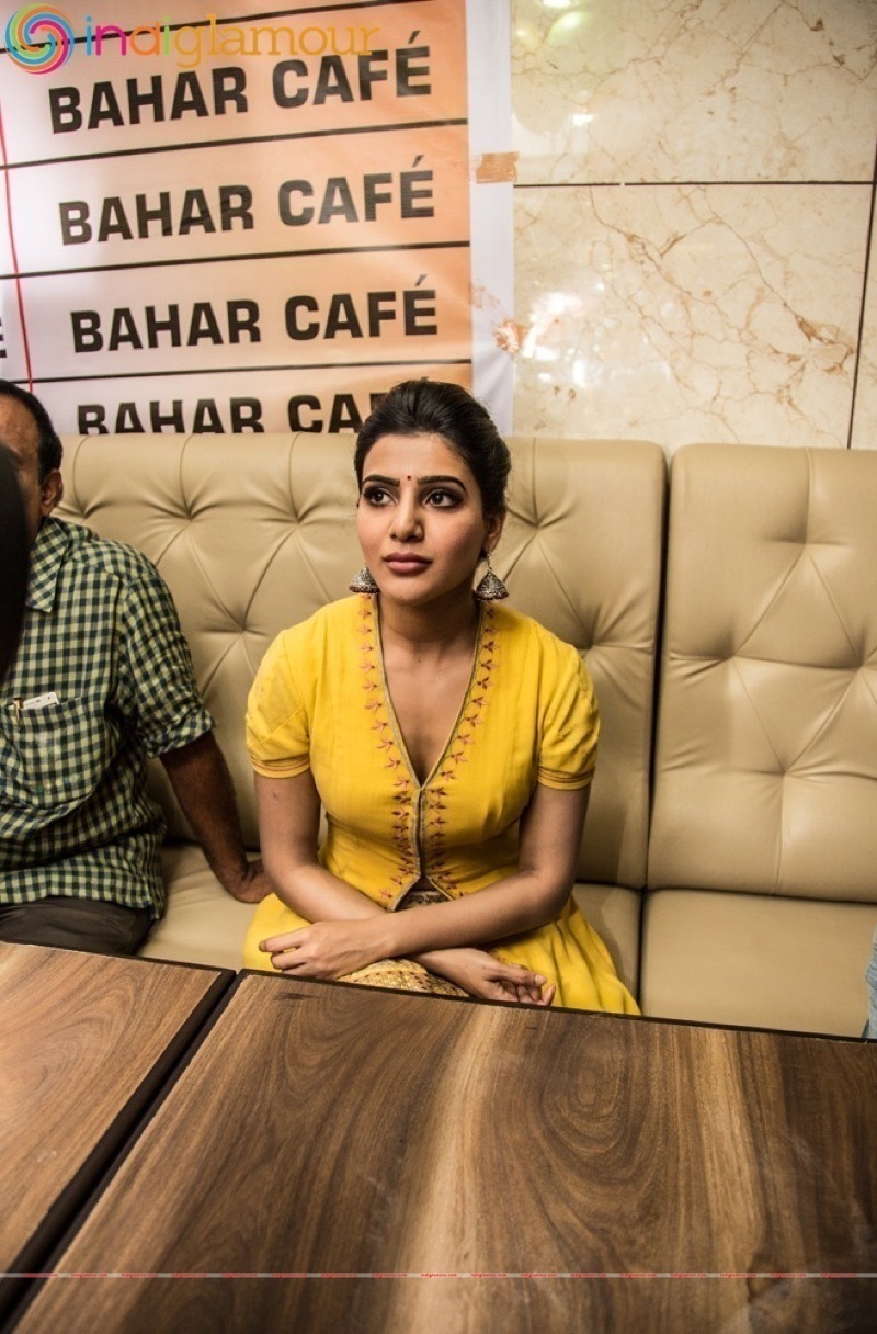 Samantha Launches 7th Bahar Cafe Restaurant Event hd photo