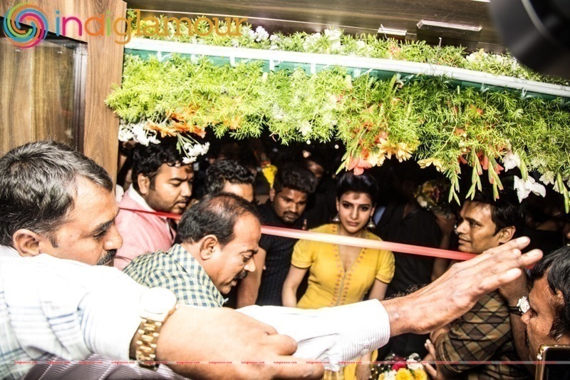 Samantha Launches 7th Bahar Cafe Restaurant Event hd photo
