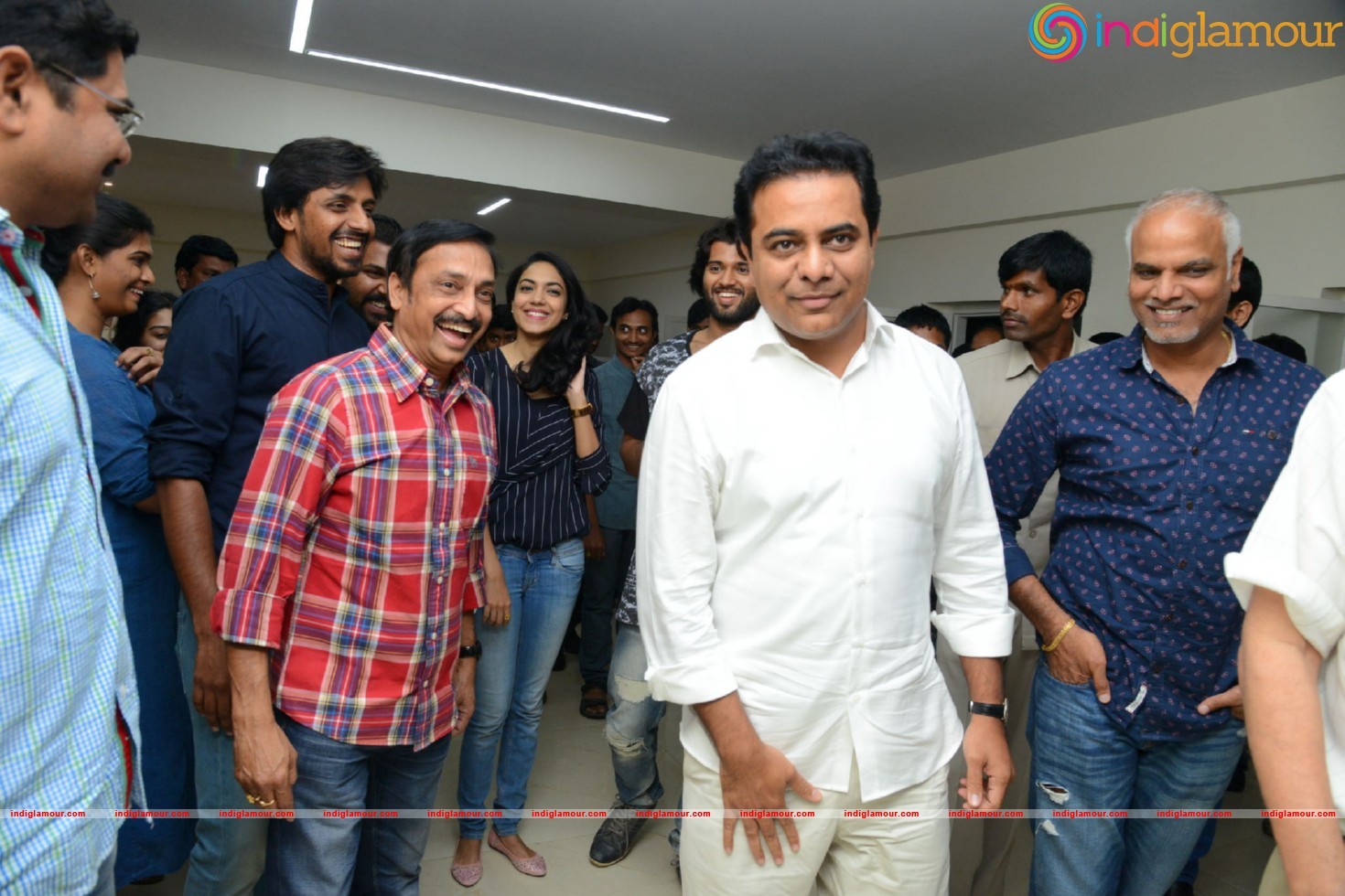 KTR Watching Pellichupulu Special Show Photos Event hd photo