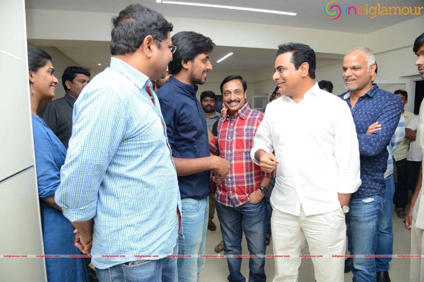 KTR Watching Pellichupulu Special Show Photos Event hd photo